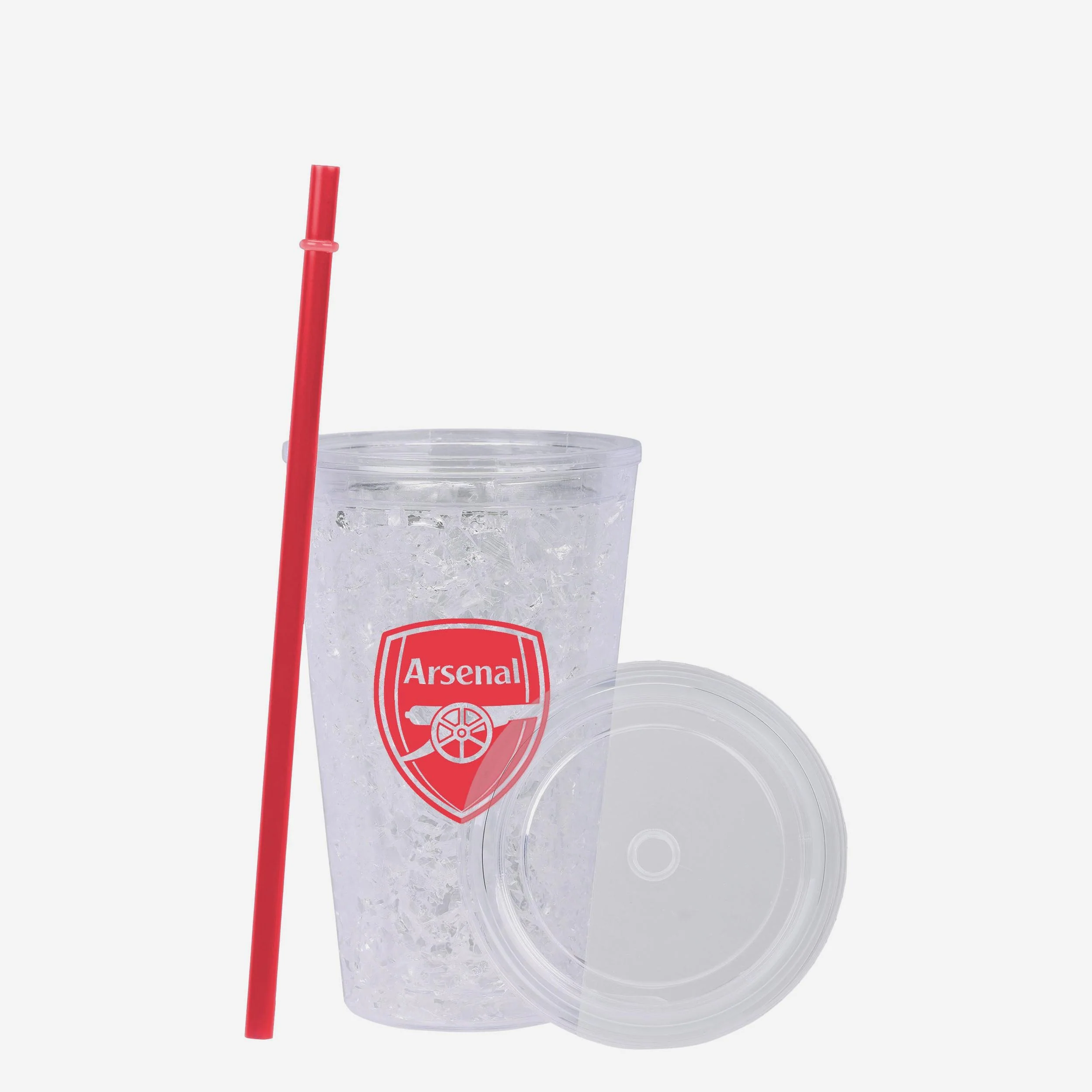 Arsenal FC 450 mL Freezer Tumbler With Straw - Image 2