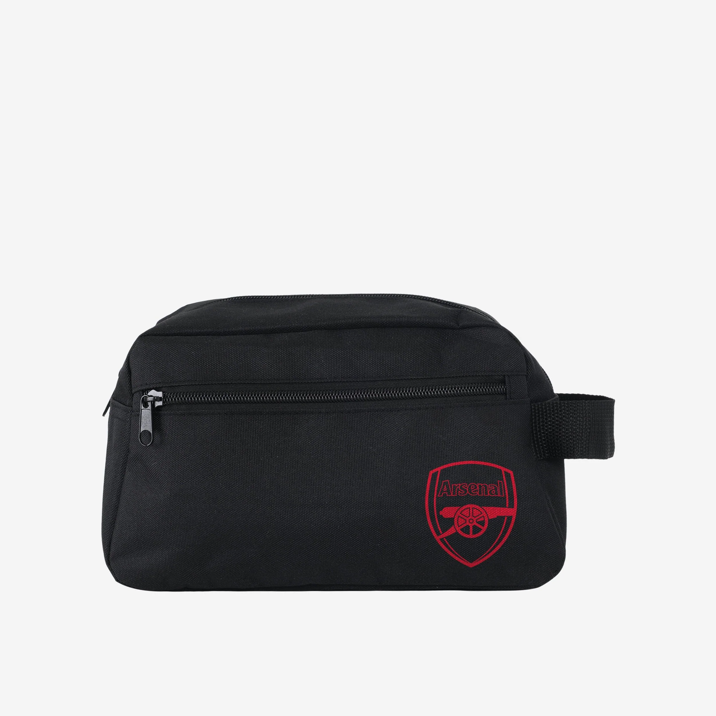 Arsenal FC Black Recycled Toiletry Bag