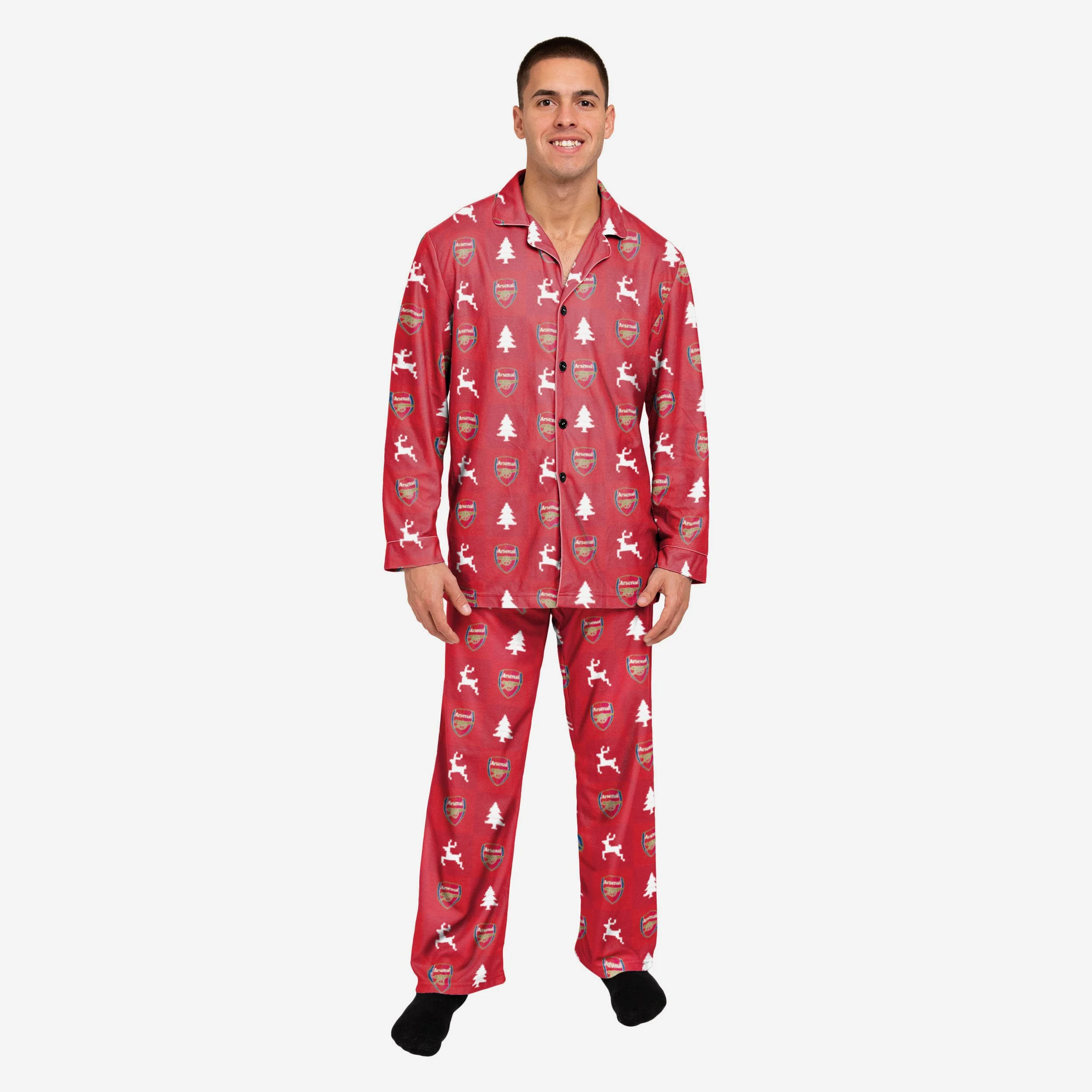 Arsenal FC Button Up Pyjamas