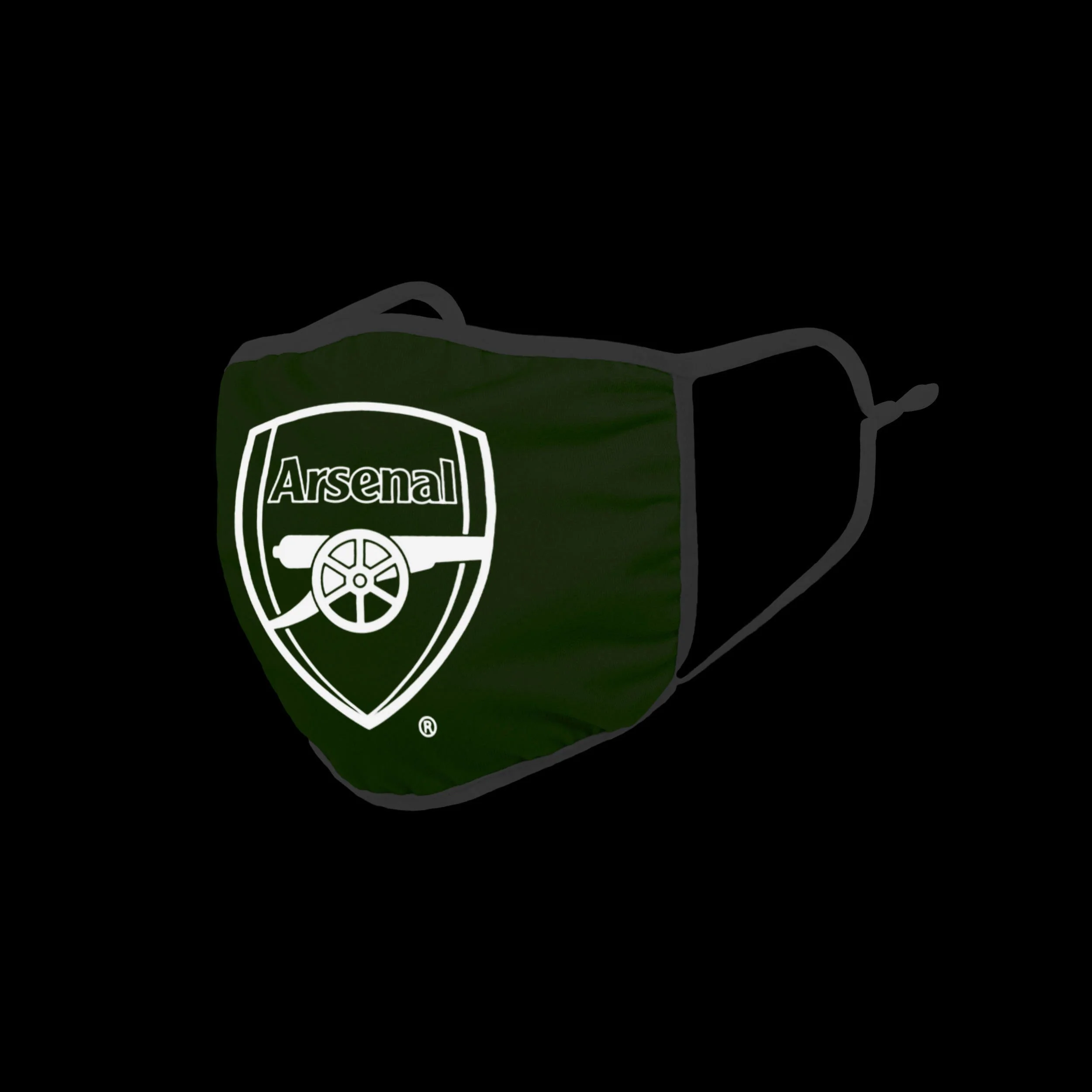 Arsenal FC Green Neon Reflective Face Cover - Image 2