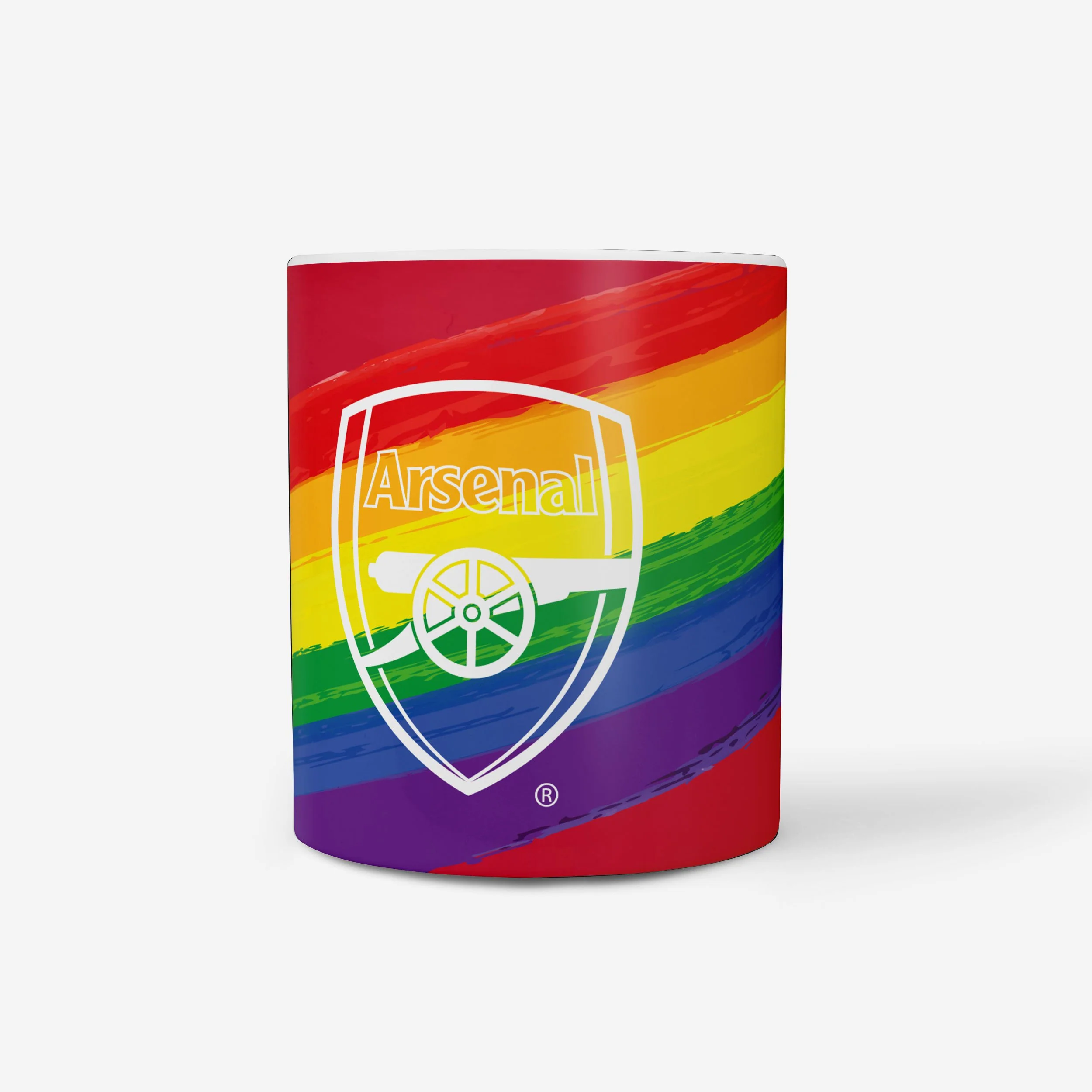 Arsenal FC Painted Rainbow Mug - Image 4