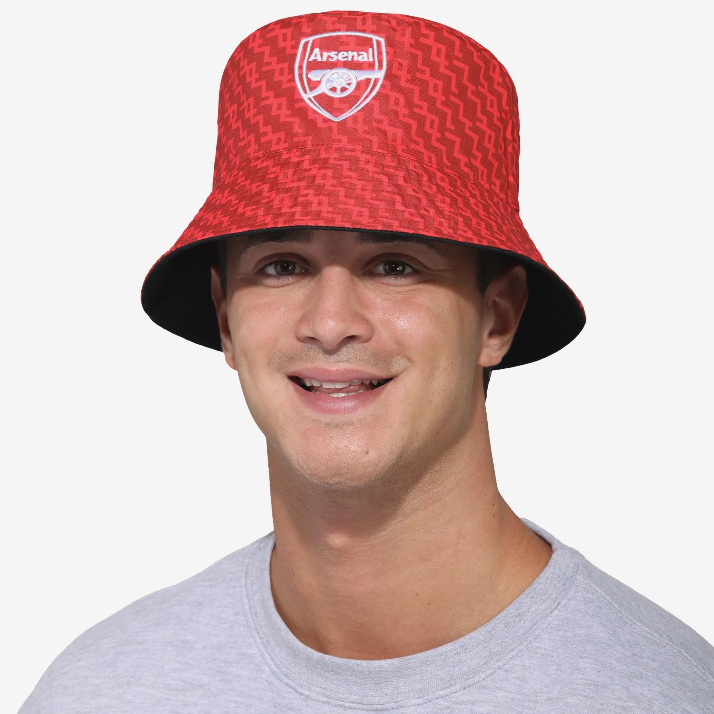 Arsenal FC Pixel Reversible Bucket Hat - Image 5