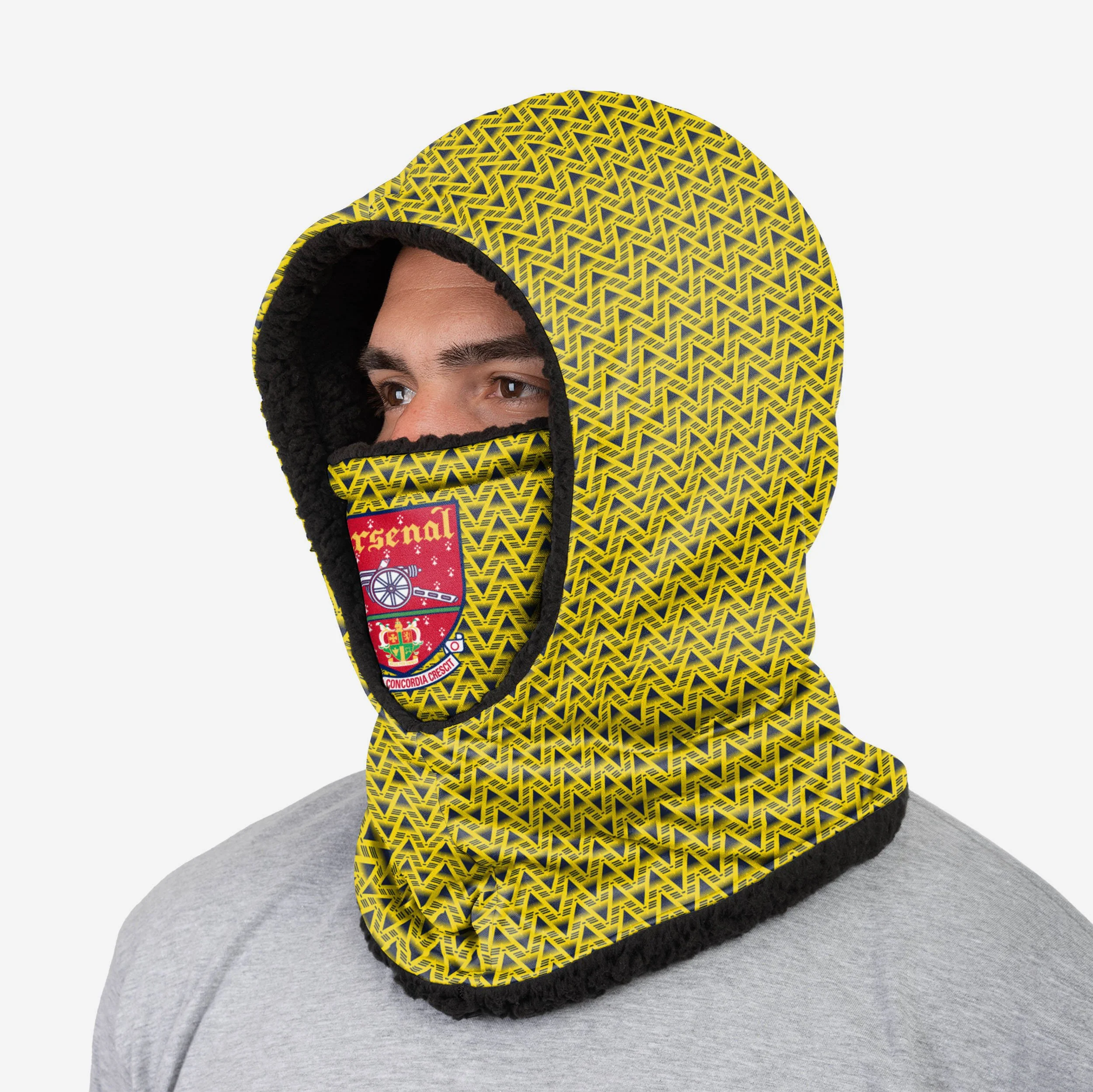 Arsenal FC Retro Hooded Snood Scarf - Image 2