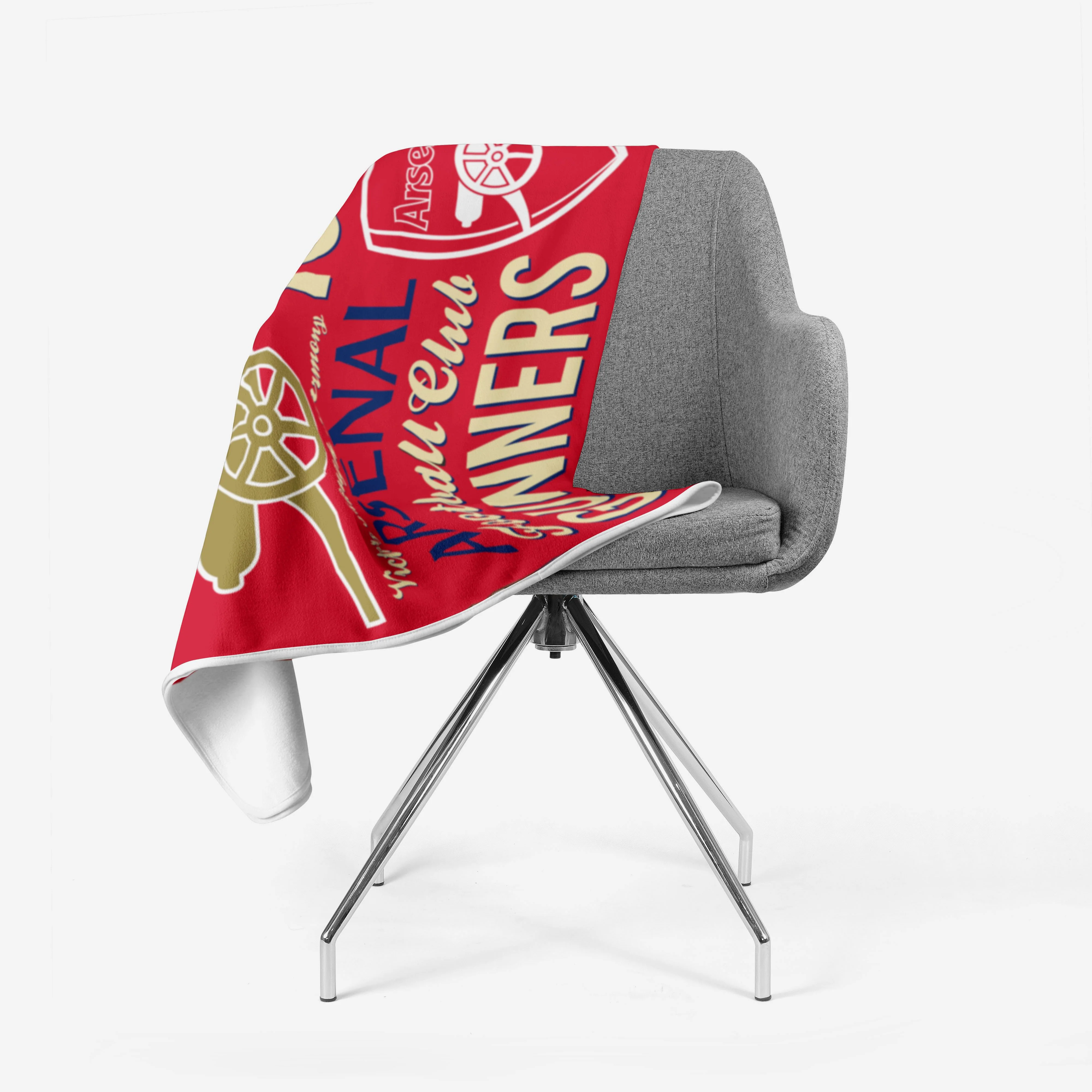 Arsenal FC Sherpa Fleece Blanket - Image 3