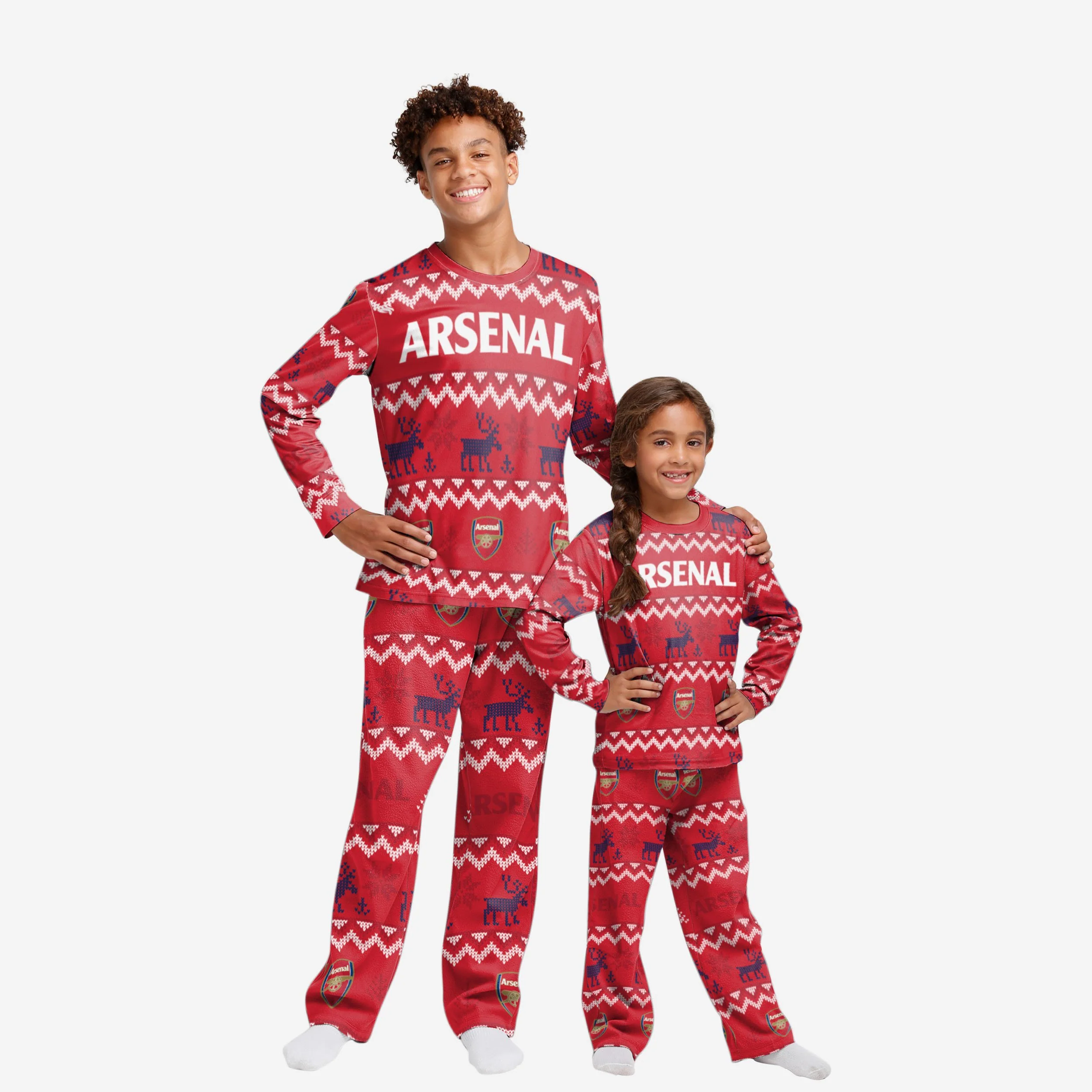 Arsenal FC Youth Ugly Pattern Family Holiday Pyjamas