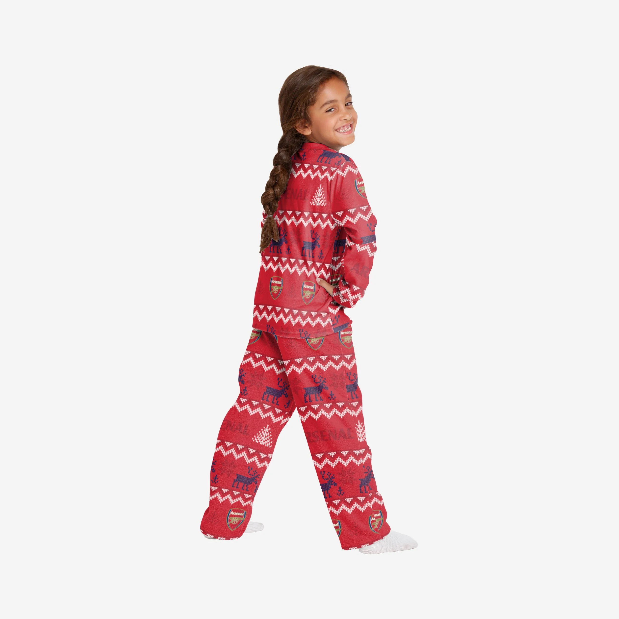 Arsenal FC Youth Ugly Pattern Family Holiday Pyjamas - Image 2