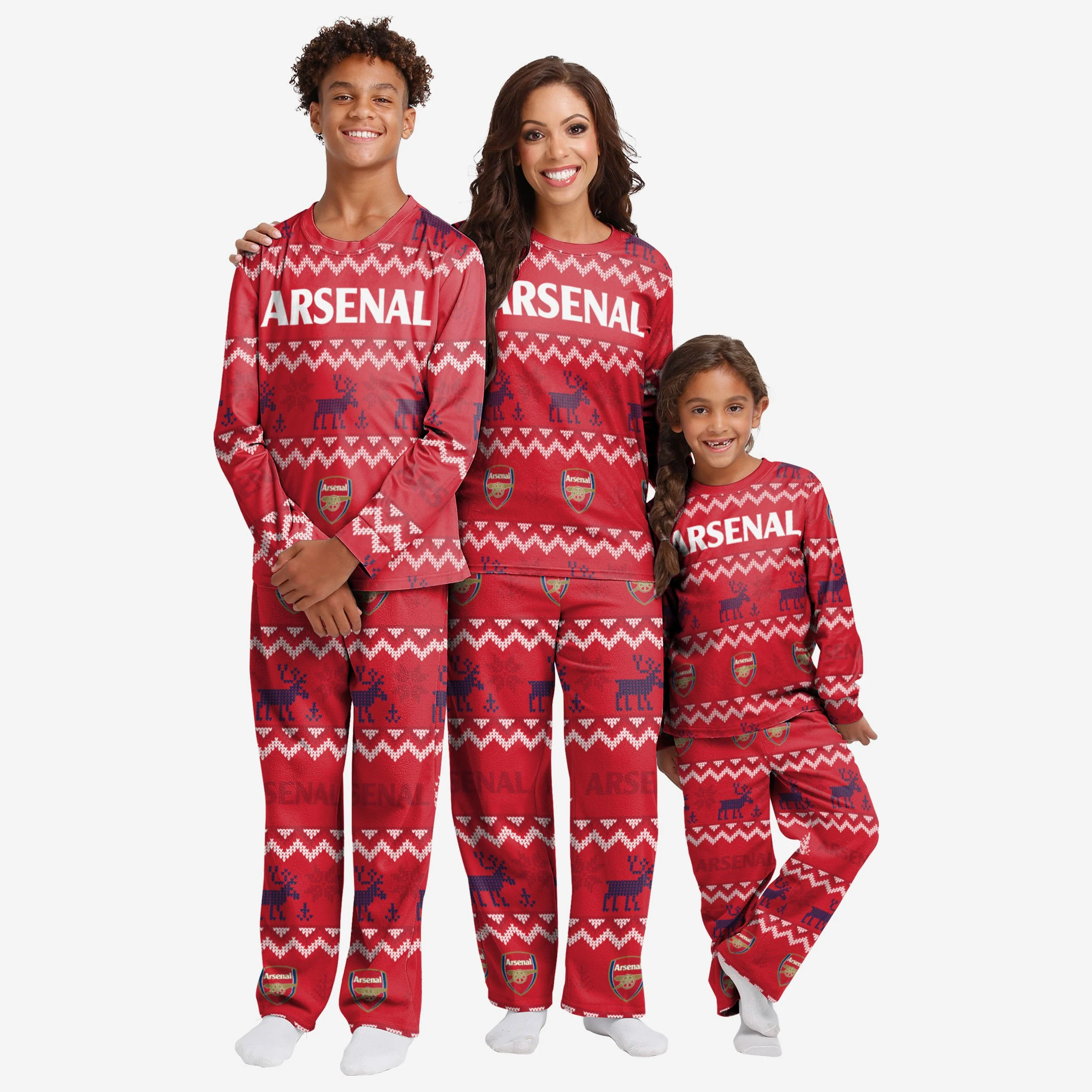 Arsenal FC Youth Ugly Pattern Family Holiday Pyjamas - Image 3