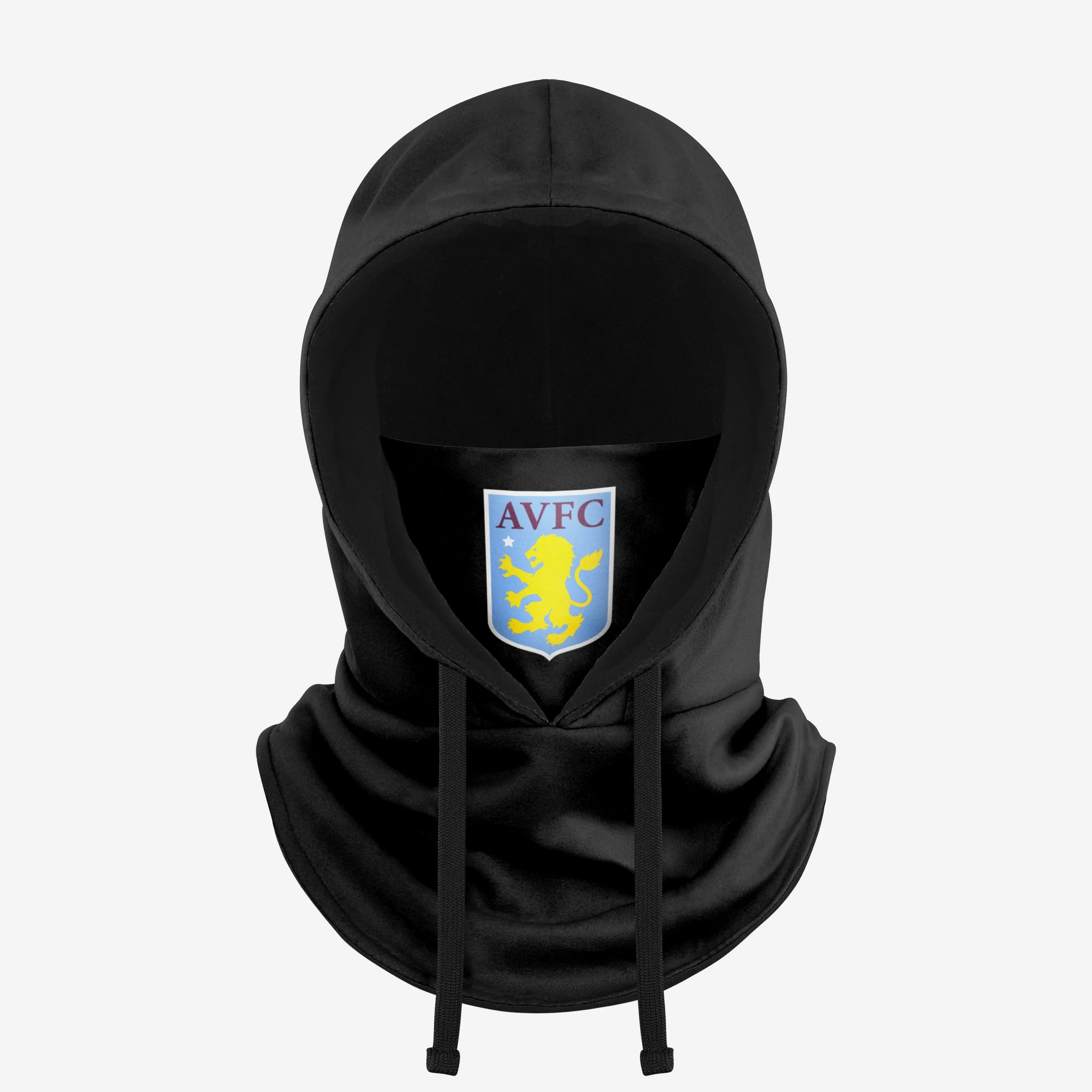 Aston Villa FC Black Drawstring Hooded Snood