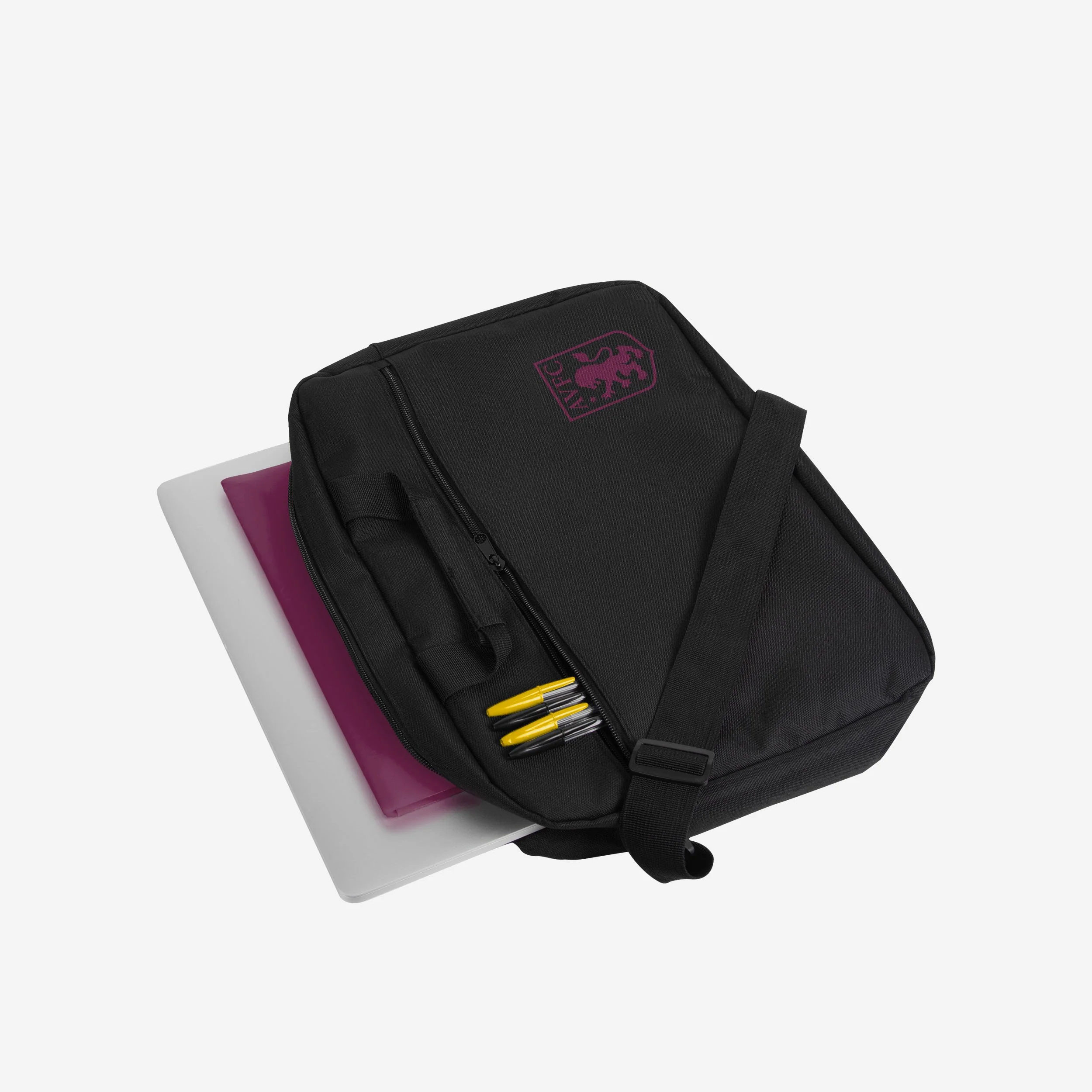 Aston Villa FC Black Recycled Messenger Bag - Image 2