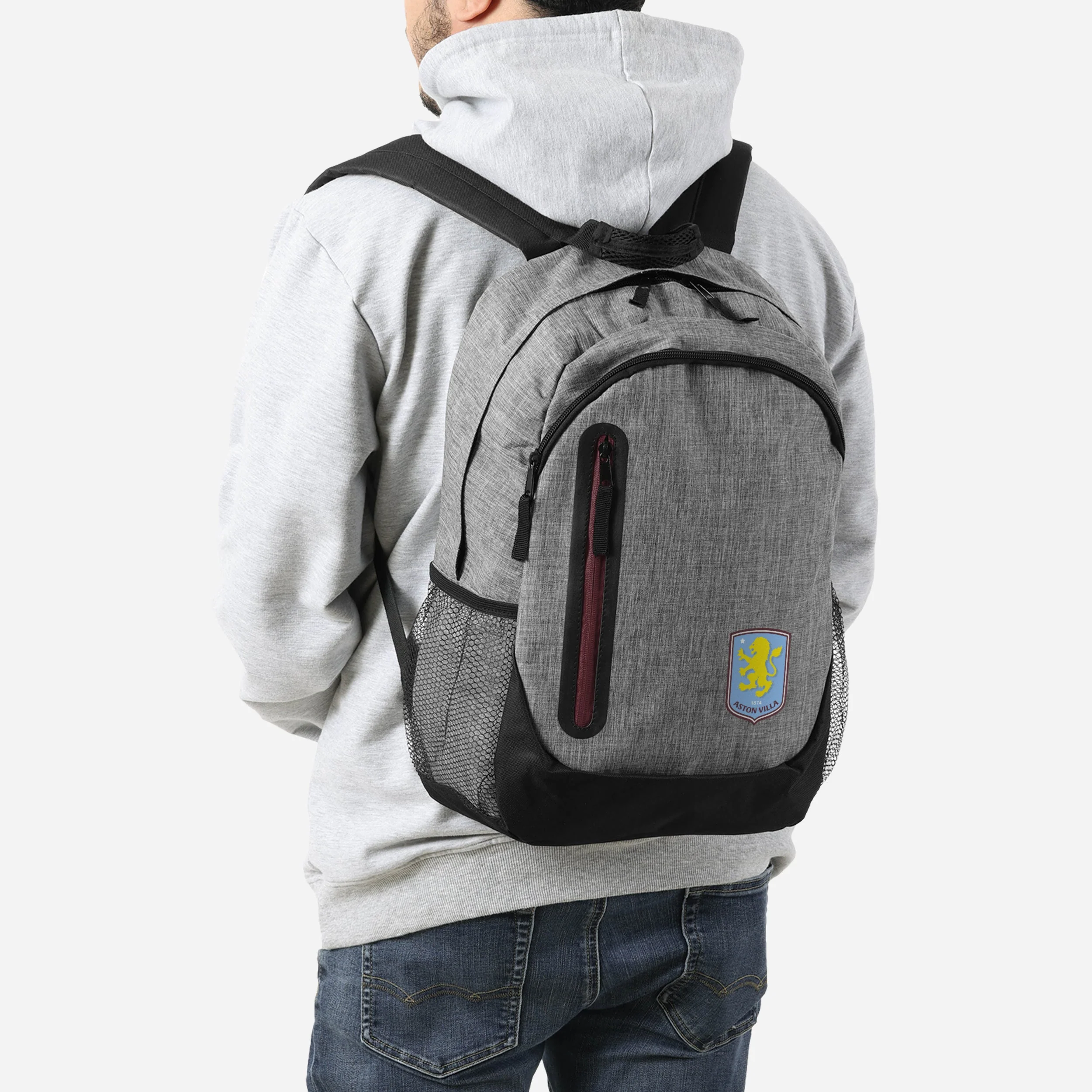 Aston Villa FC Grey Backpack - Image 5