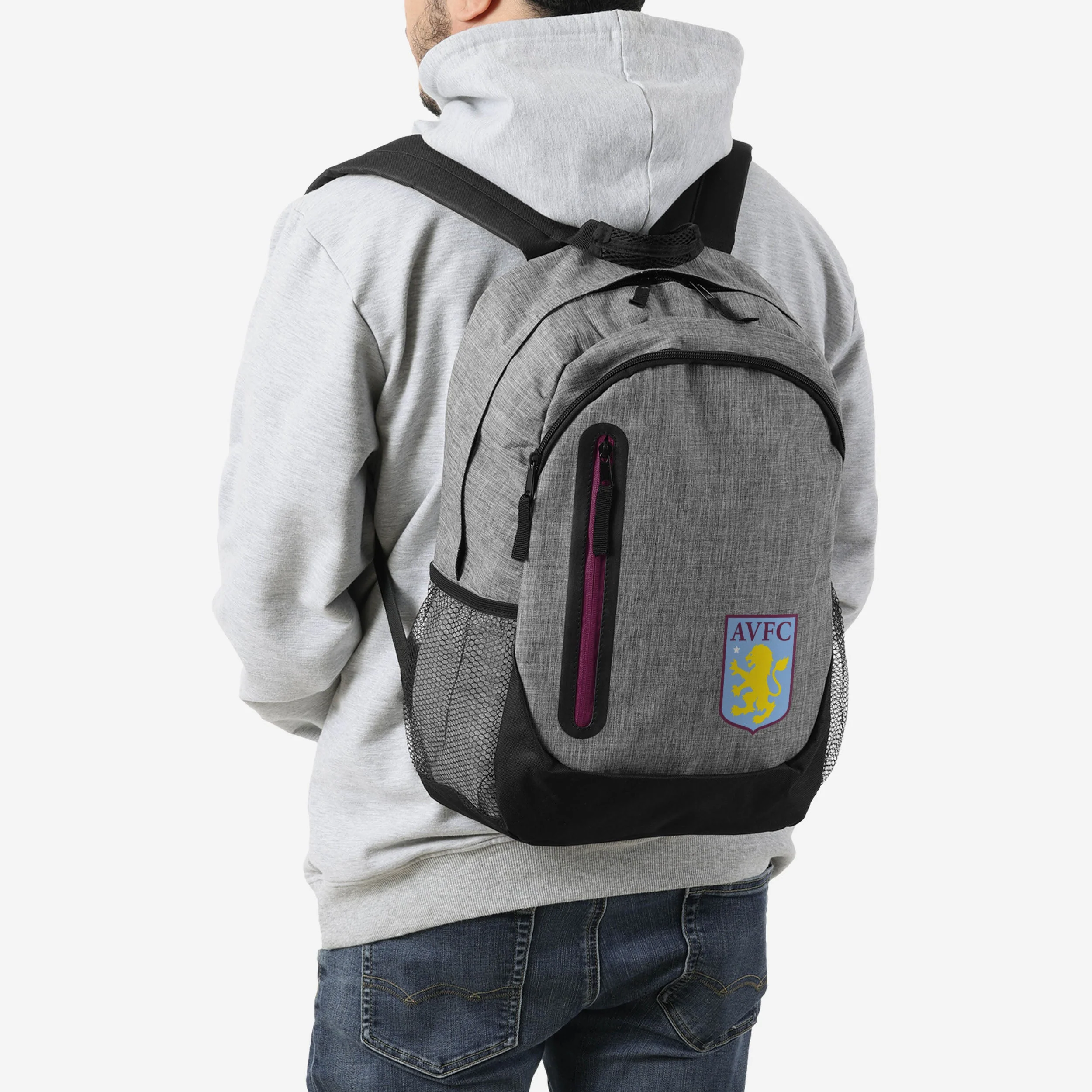 Aston Villa FC Original Grey Backpack - Image 5