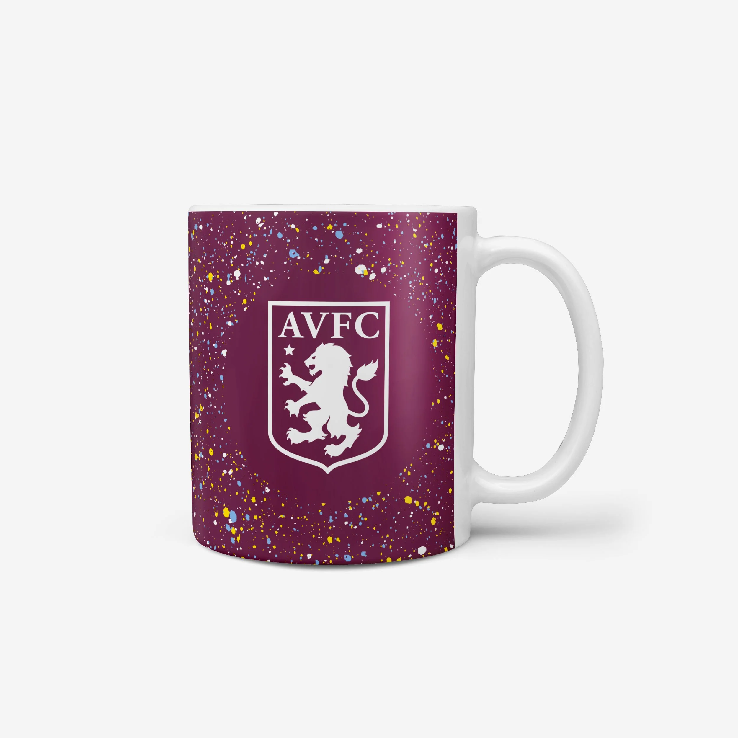 Aston Villa FC Original Paint Splatter Mug - Image 2