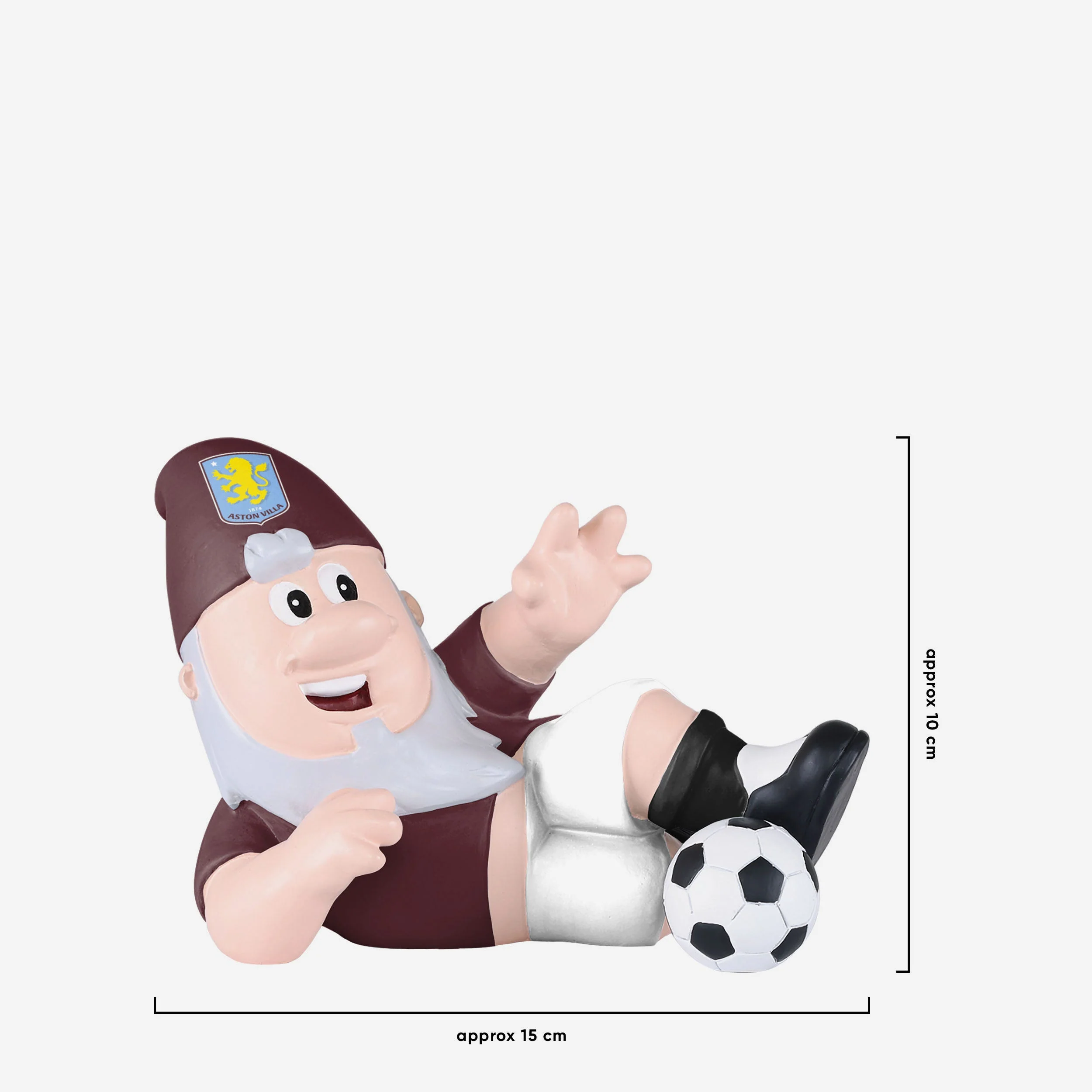 Aston Villa FC Sliding Tackle Gnome - Image 4