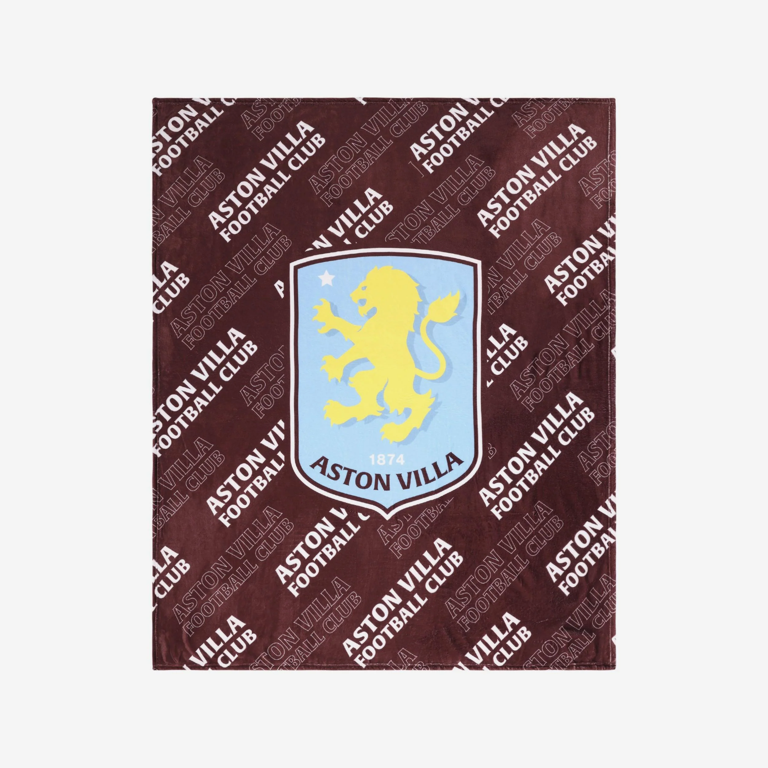 Aston Villa FC Supreme Slumber Plush Throw Blanket