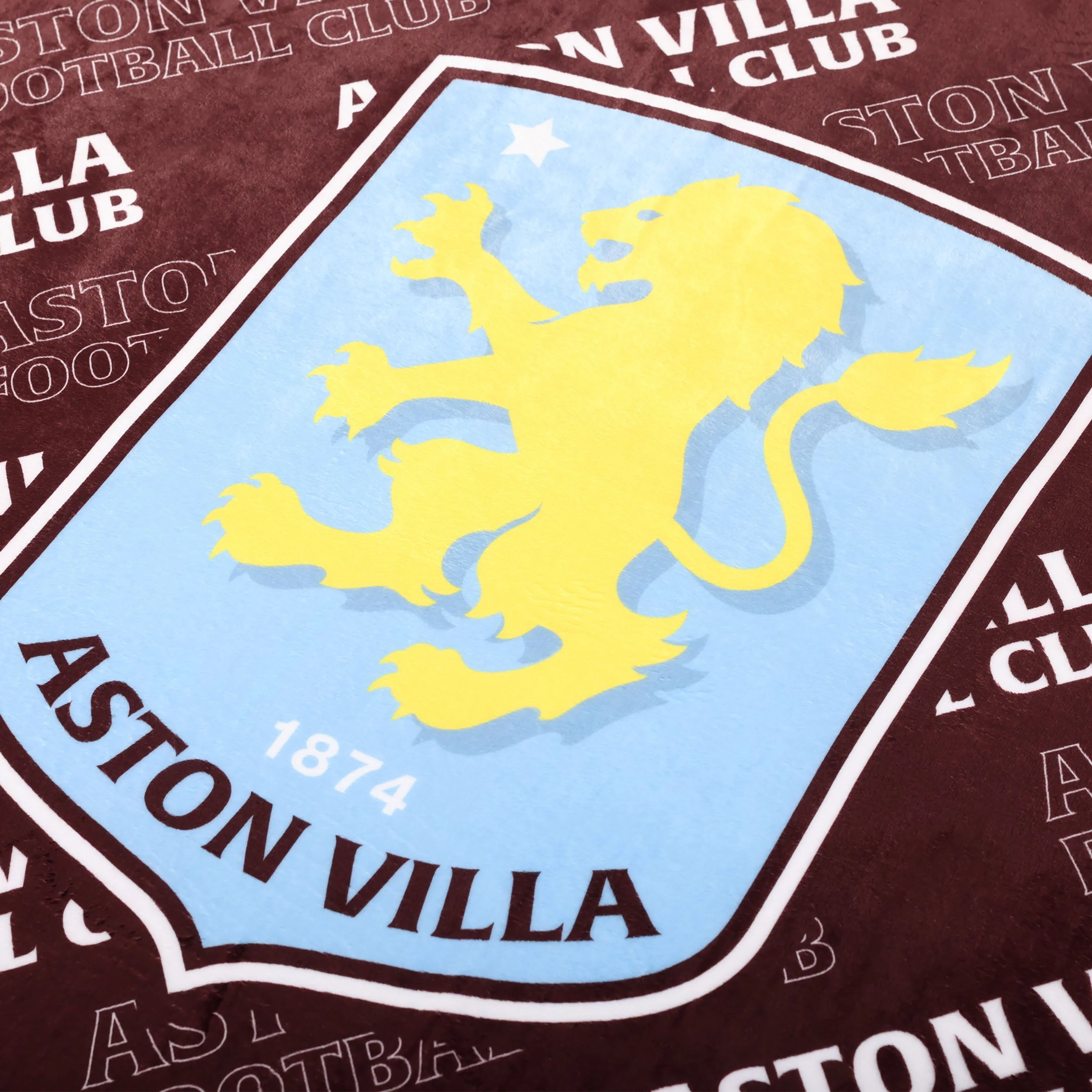 Aston Villa FC Supreme Slumber Plush Throw Blanket - Image 3