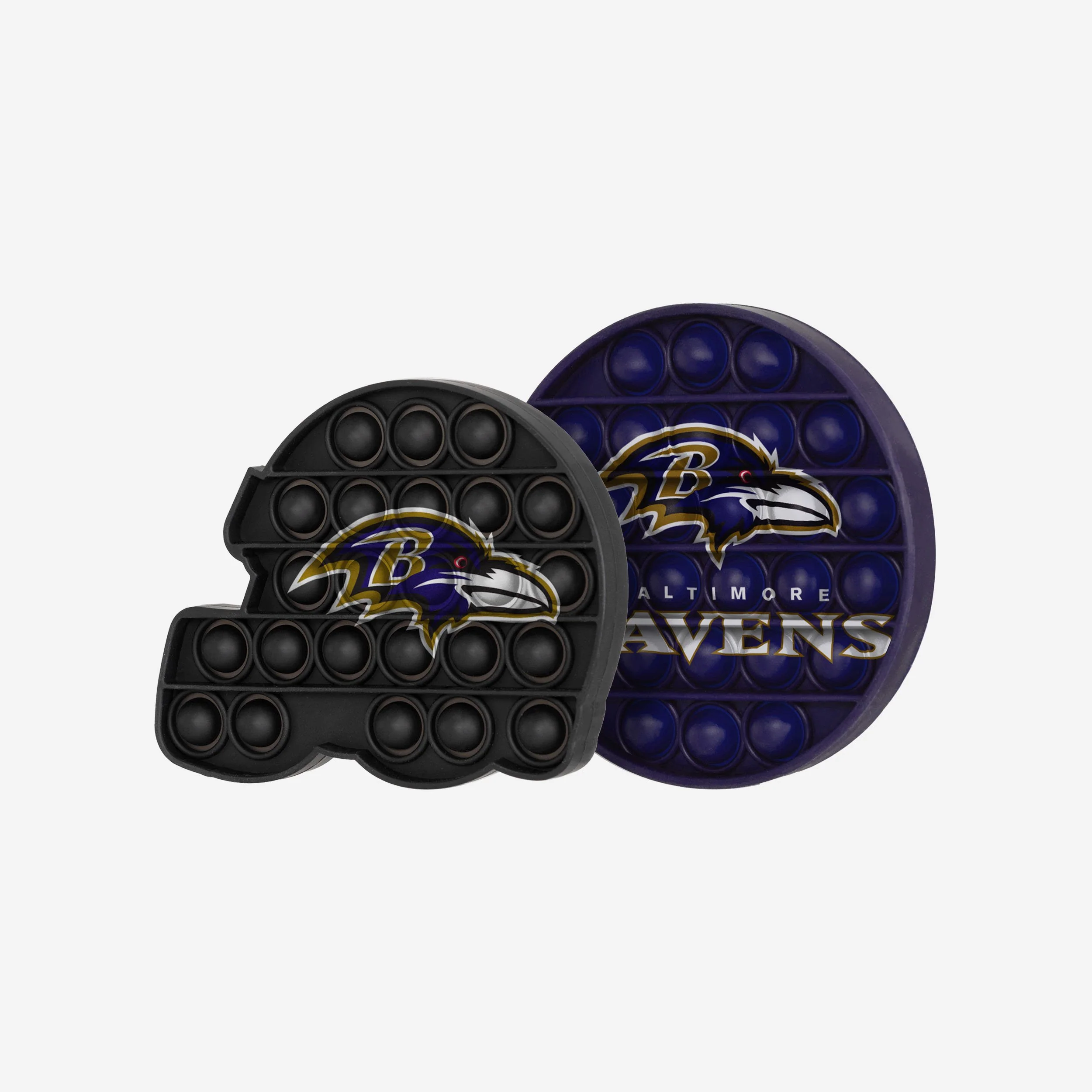Baltimore Ravens 2 Pack Helmet & Circle Push-Itz Fidget