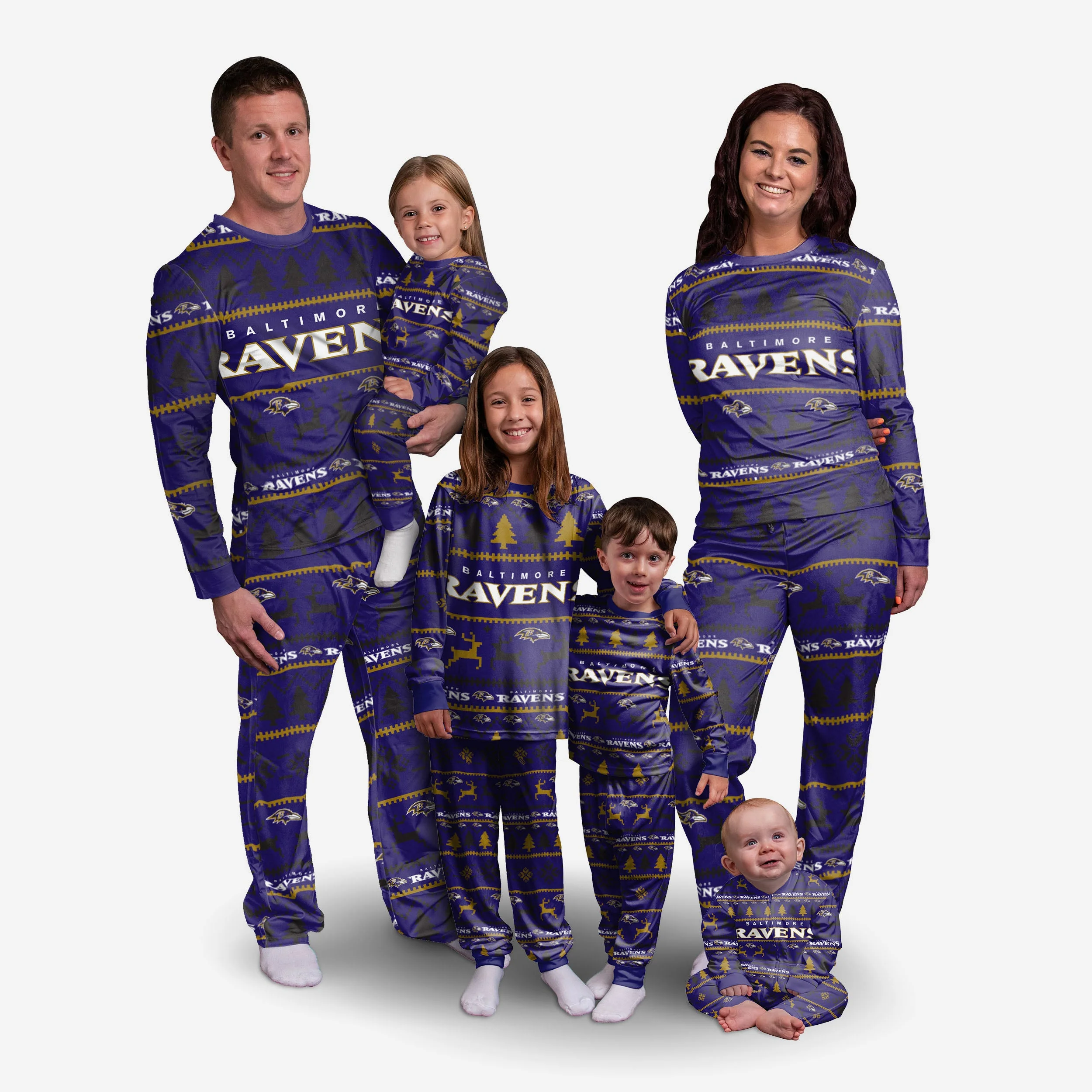 Baltimore Ravens Family Holiday Pyjamas - Image 2