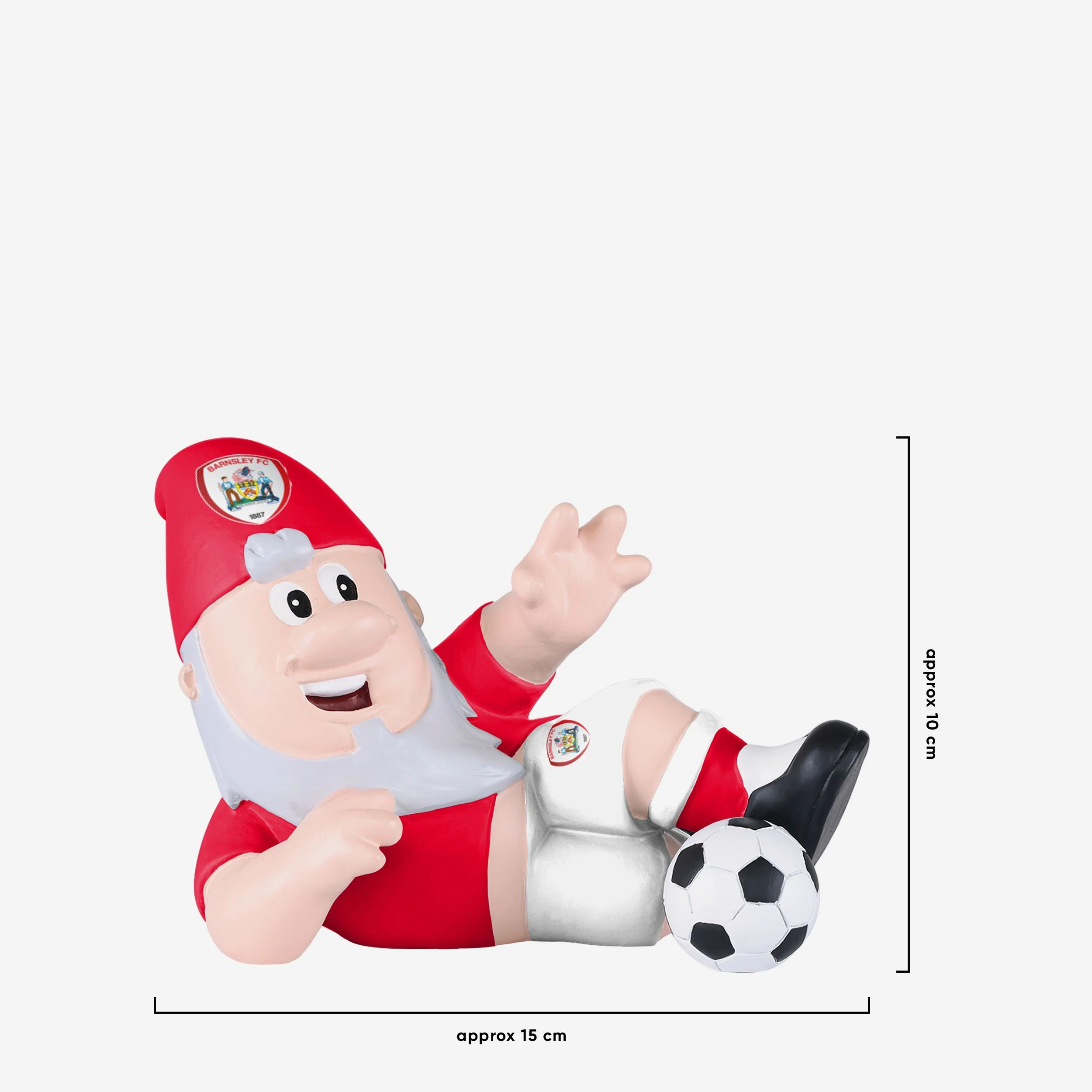 Barnsley FC Sliding Tackle Gnome - Image 4