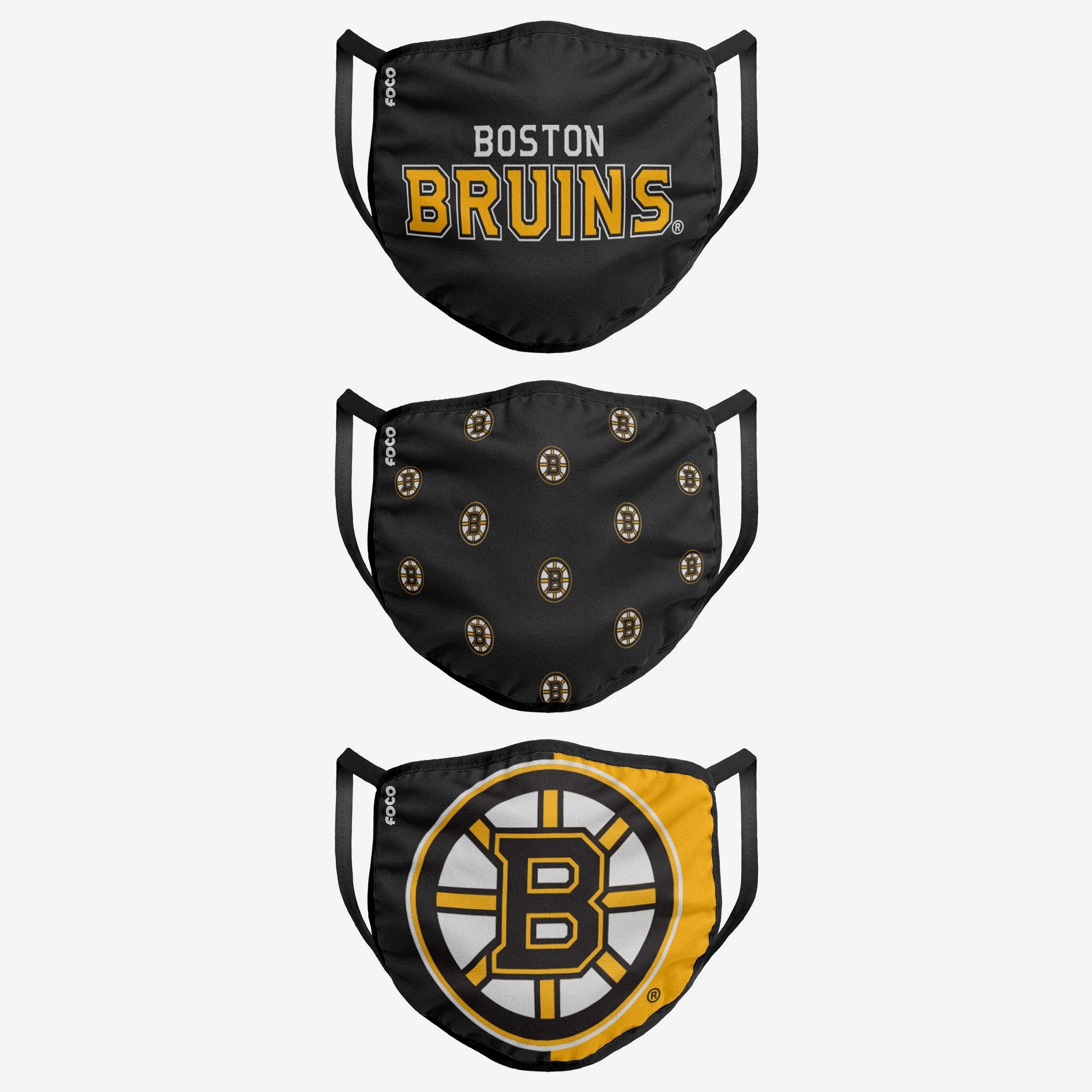 Boston Bruins 3 Pack Face Cover - Image 2
