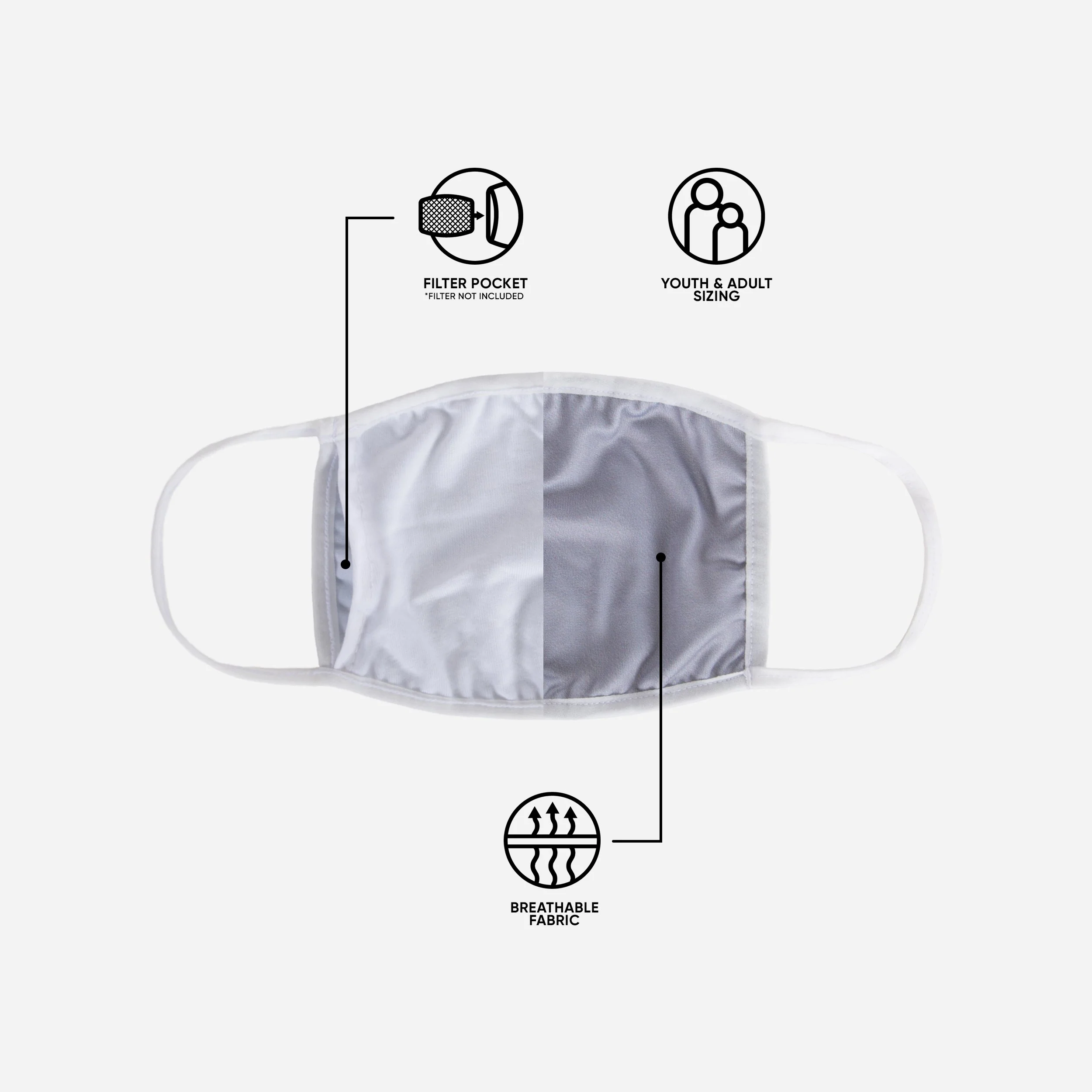 Boston Bruins 3 Pack Face Cover - Image 5