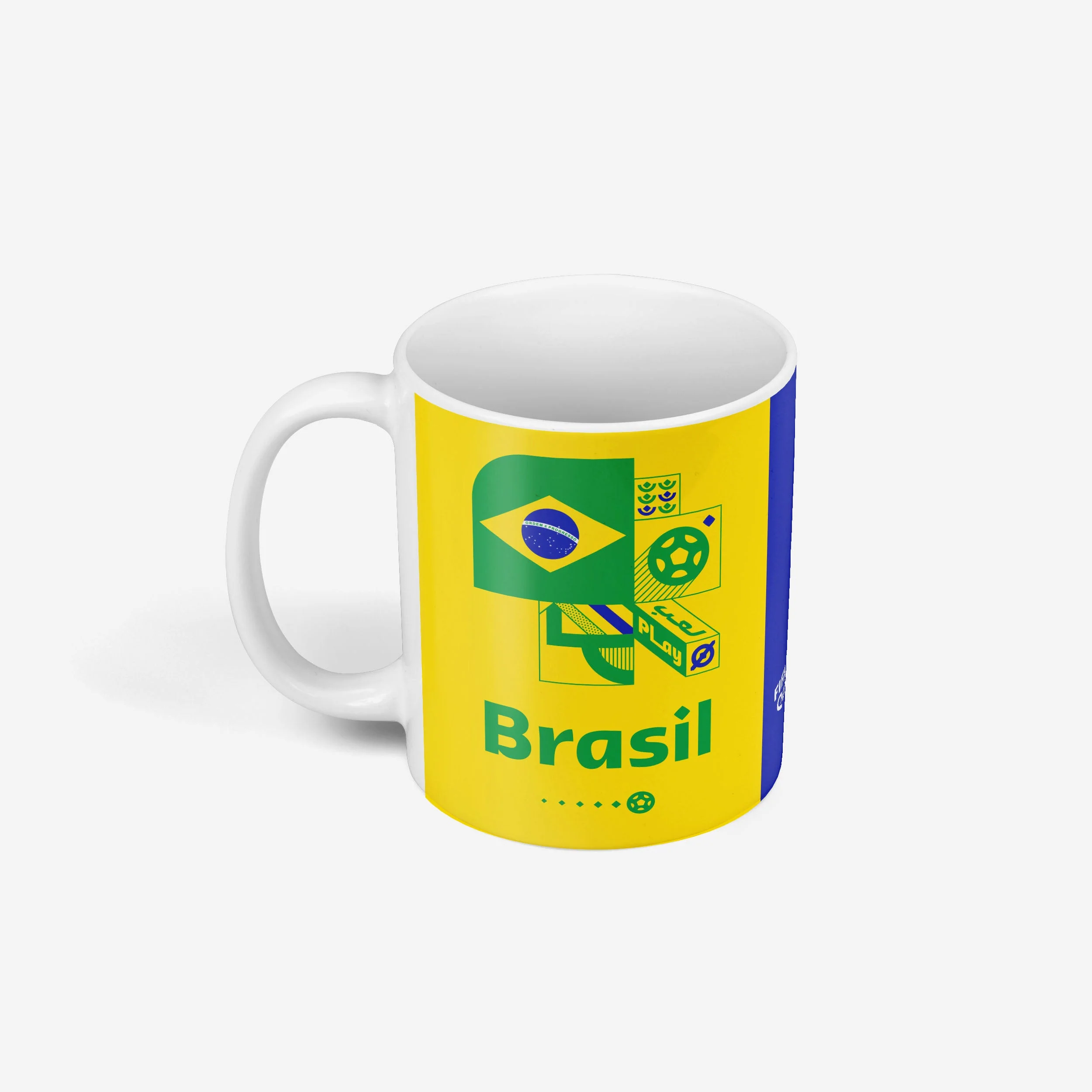 Brazil FIFA World Cup Qatar 2022 Mug - Image 3