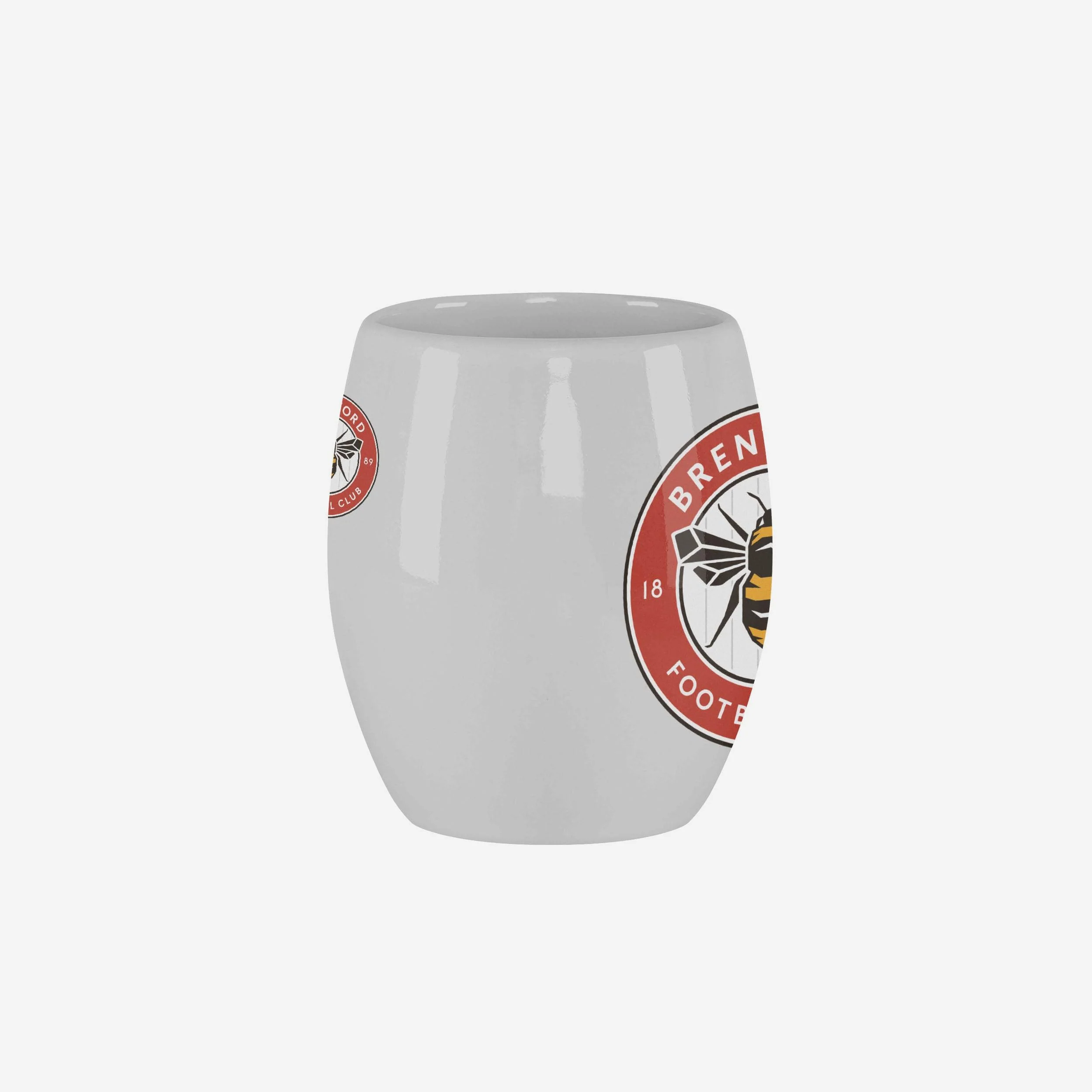 Brentford FC White Tea Tub Mug - Image 2