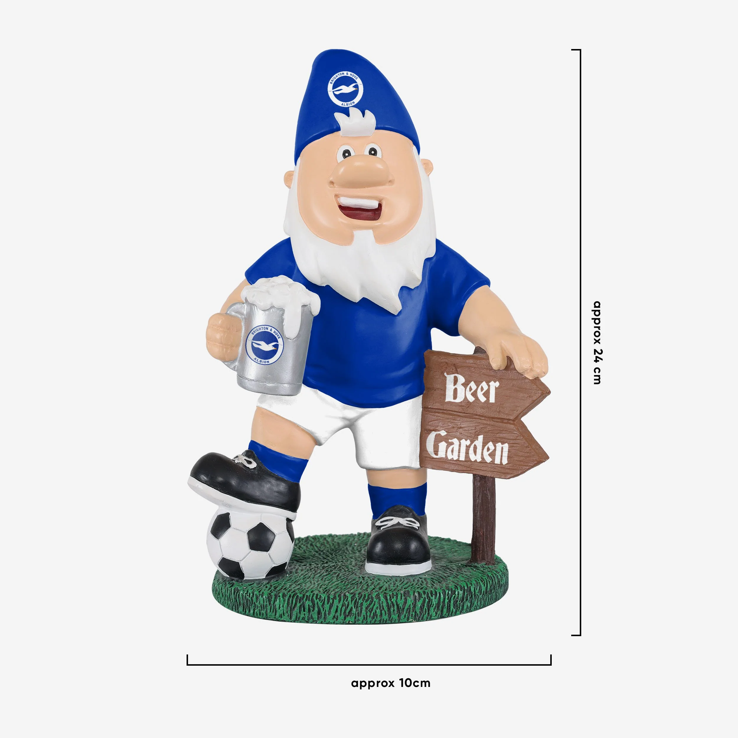 Brighton & Hove Albion FC Beer Garden Gnome - Image 4