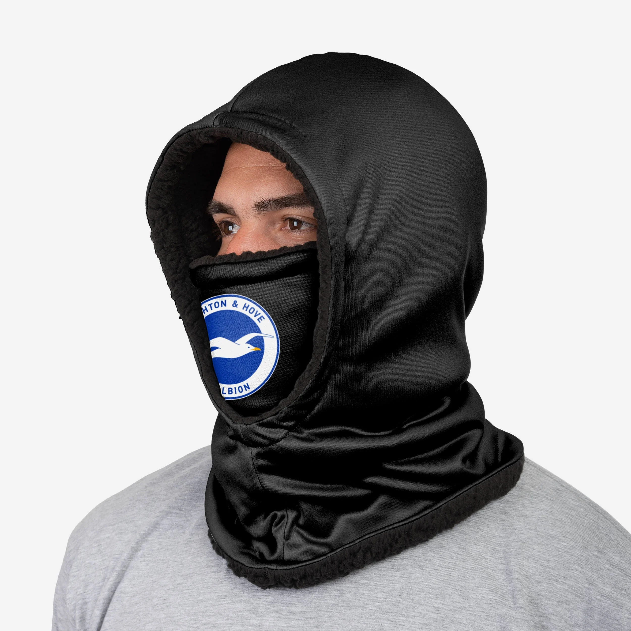 Brighton & Hove Albion FC Black Hooded Snood - Image 2