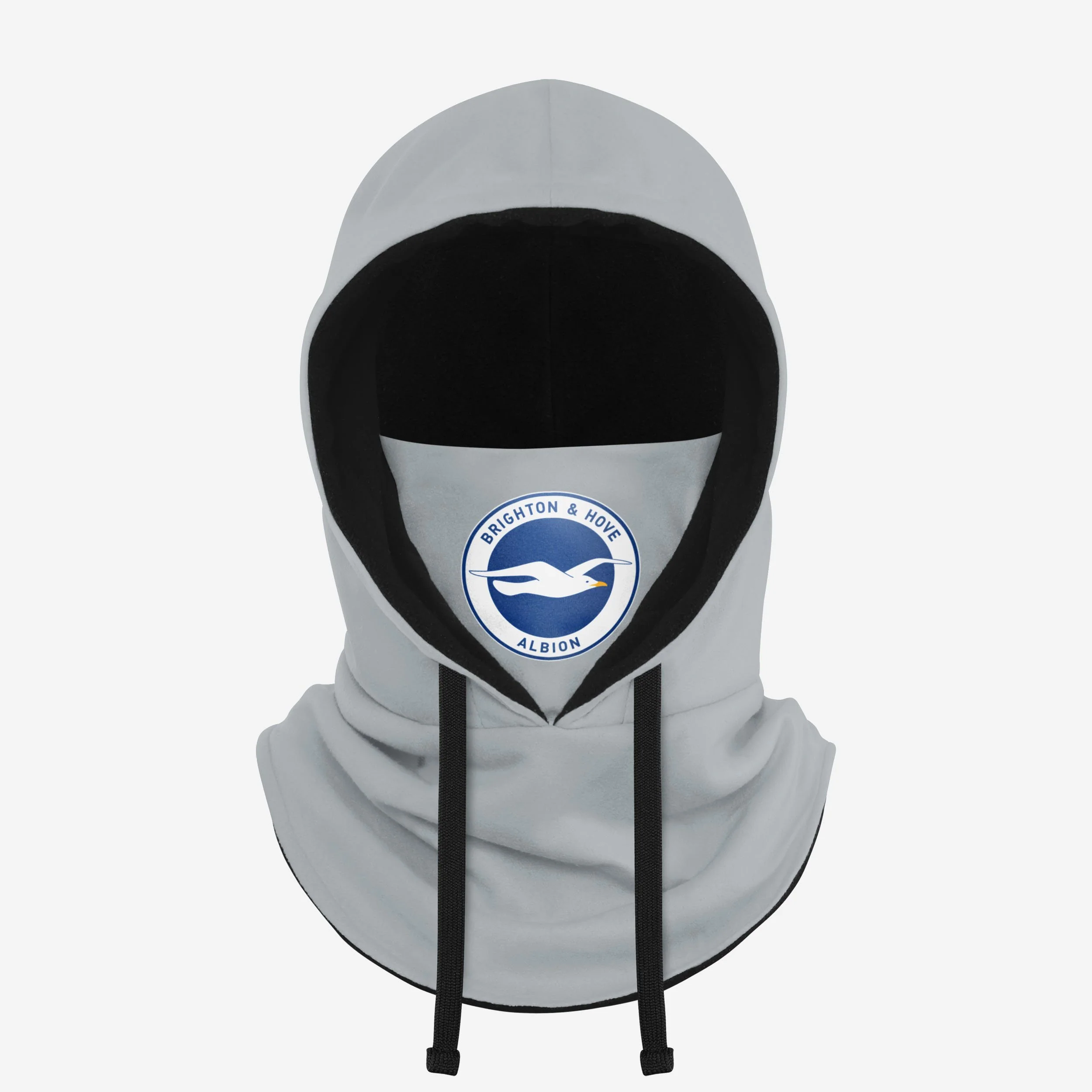 Brighton & Hove Albion FC Grey Drawstring Hooded Snood