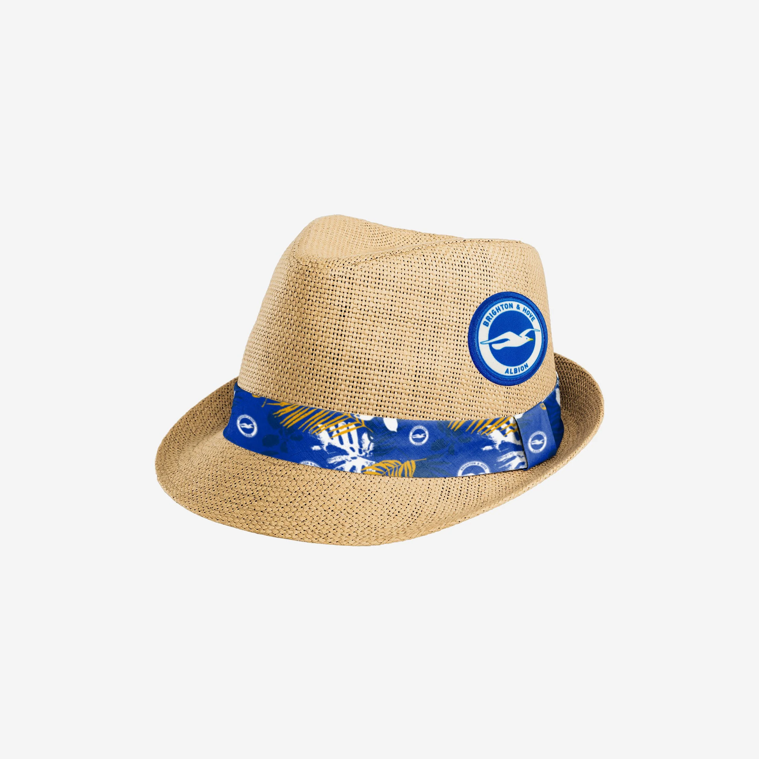 Brighton & Hove Albion FC Trilby Straw Hat