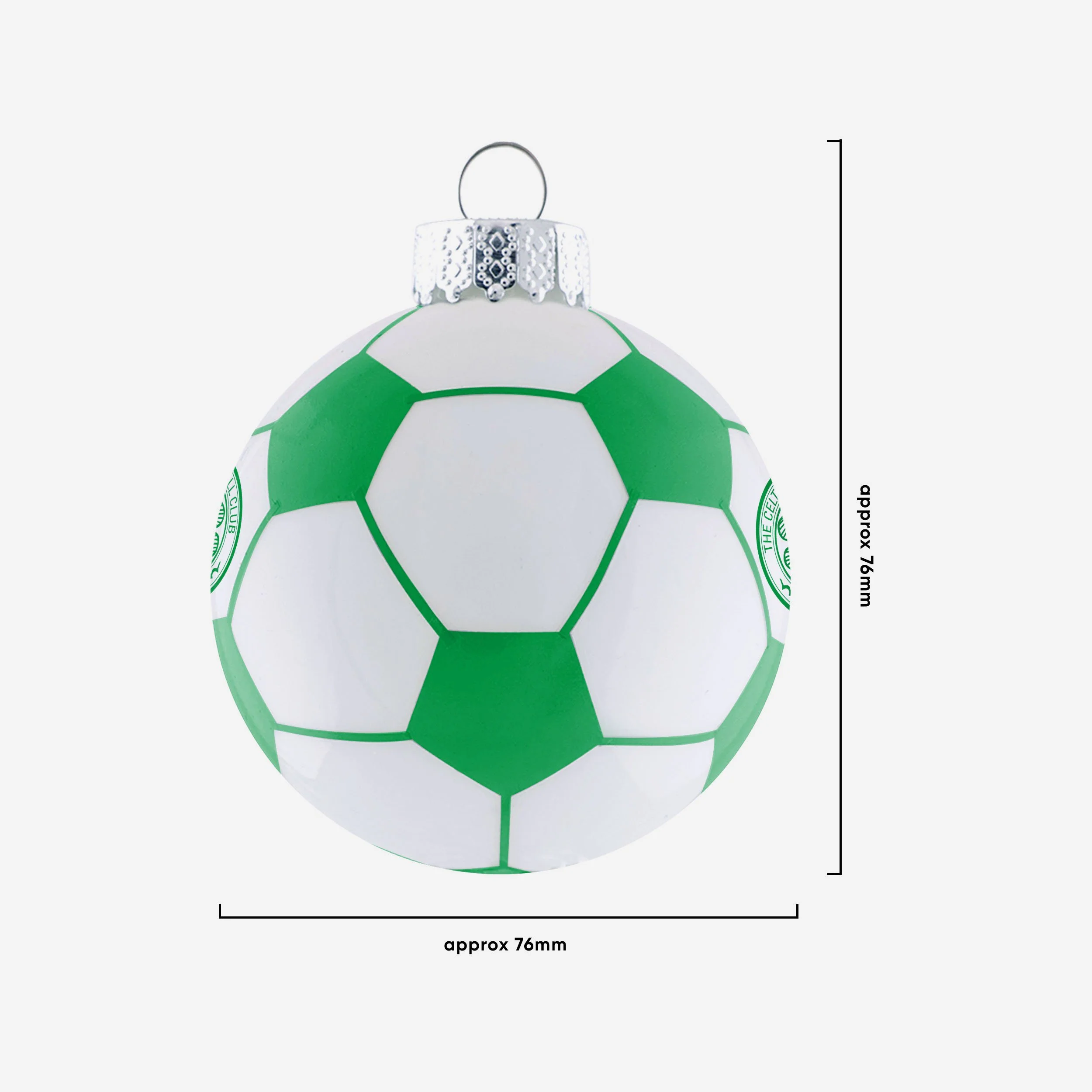 Celtic FC 3 Pack Football Ornament - Image 2