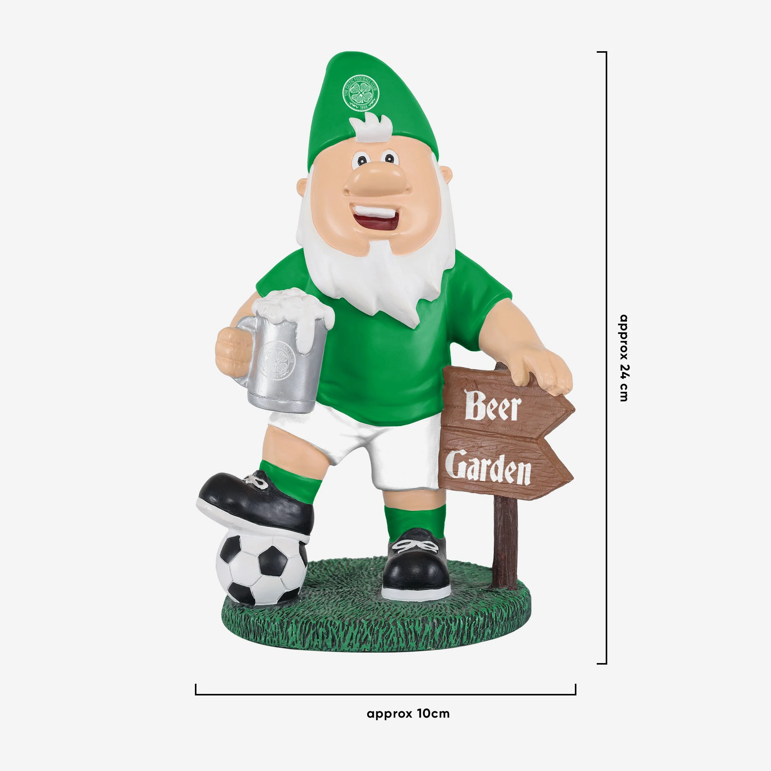 Celtic FC Beer Garden Gnome - Image 4