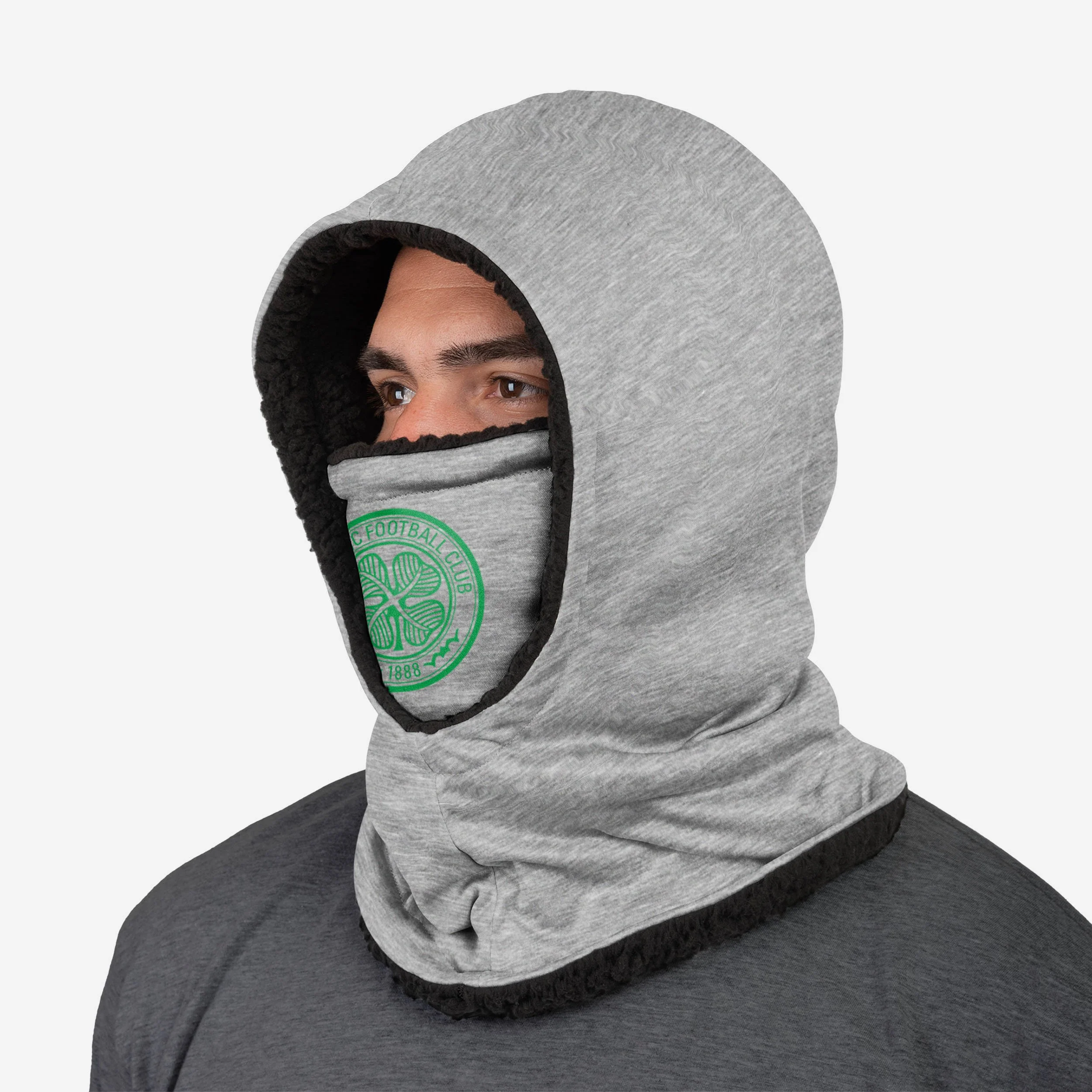 Celtic FC Grey Hooded Snood - Image 2