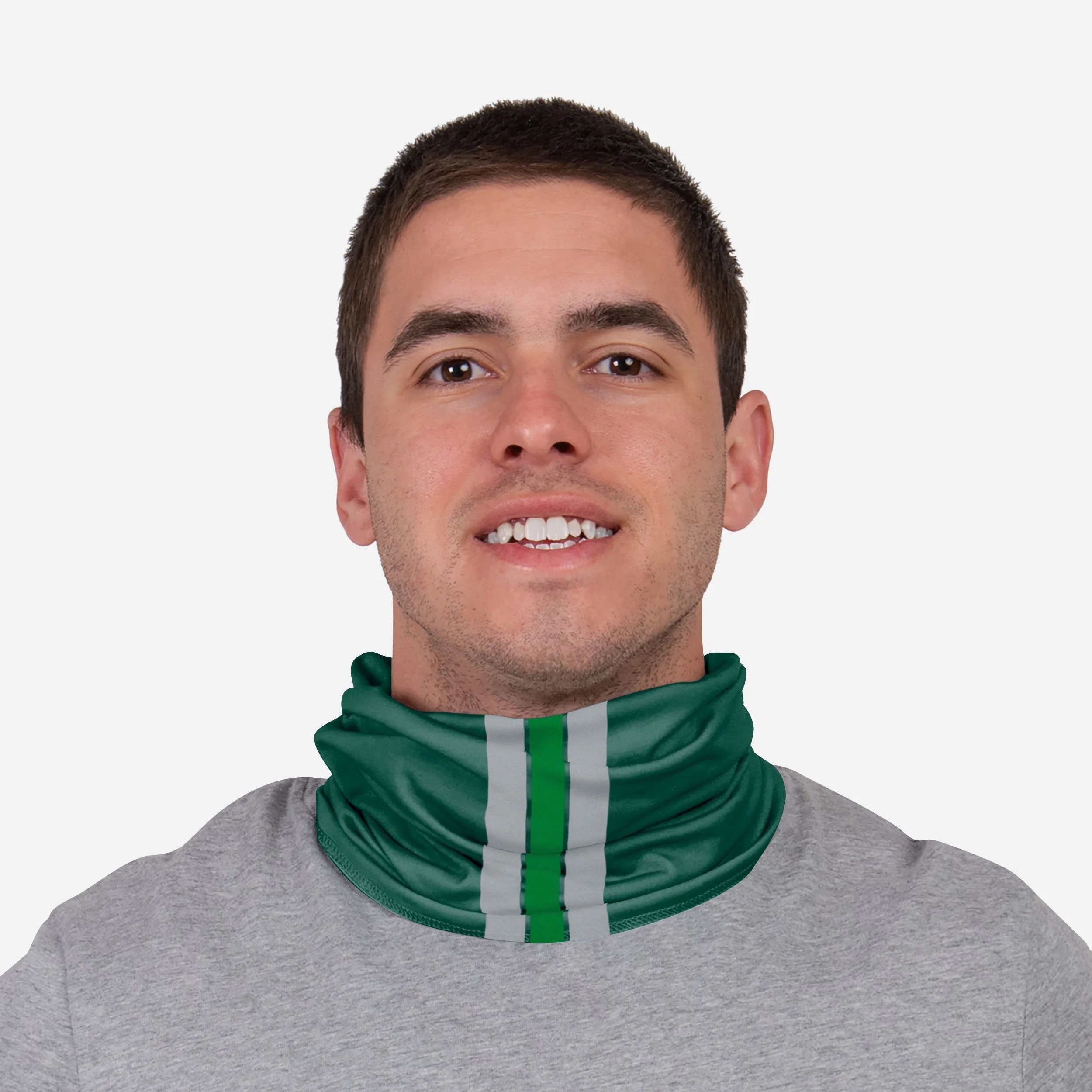 Celtic FC Stripe Logo Reflective Snood Scarf - Image 3
