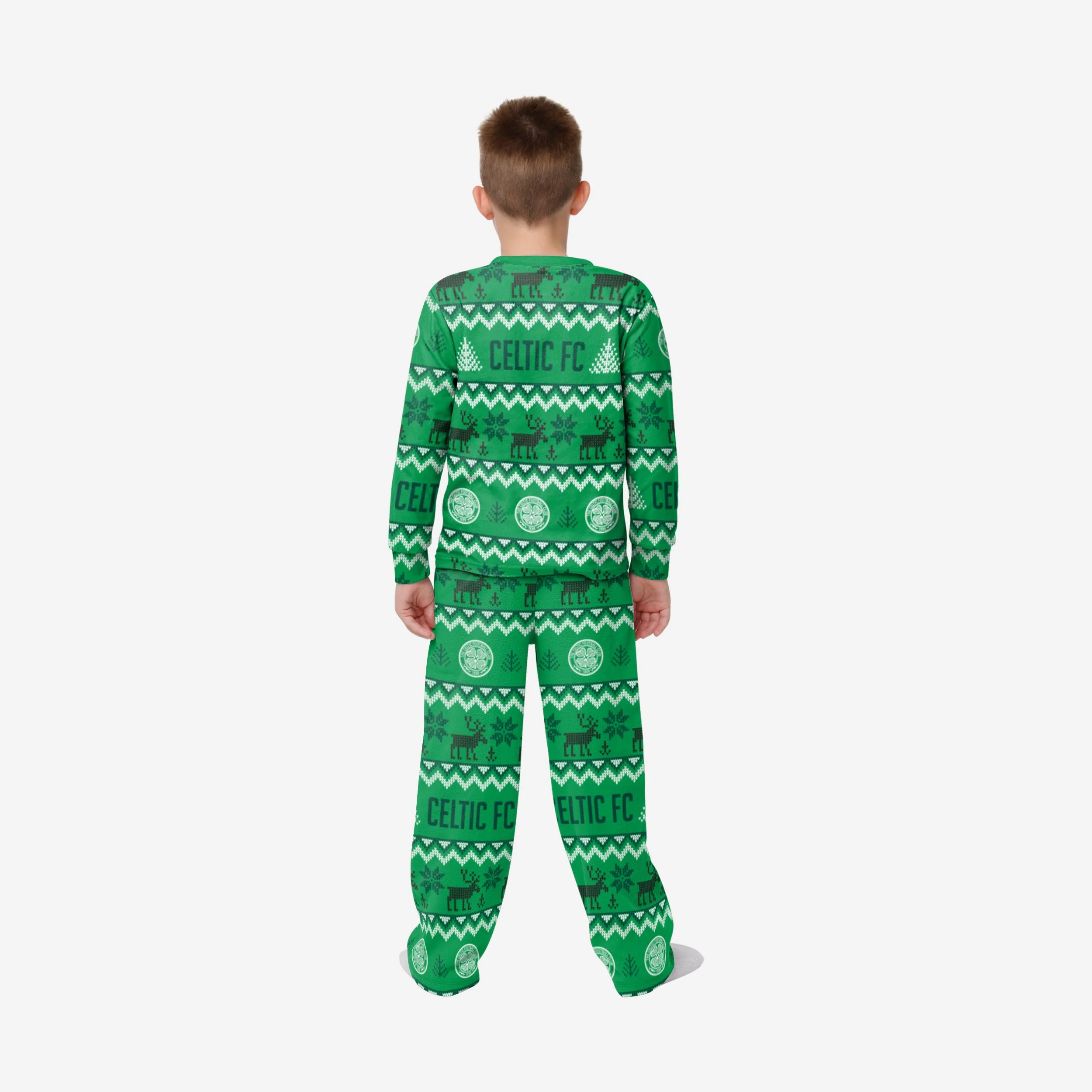 Celtic FC Youth Ugly Pattern Family Holiday Pyjamas - Image 2