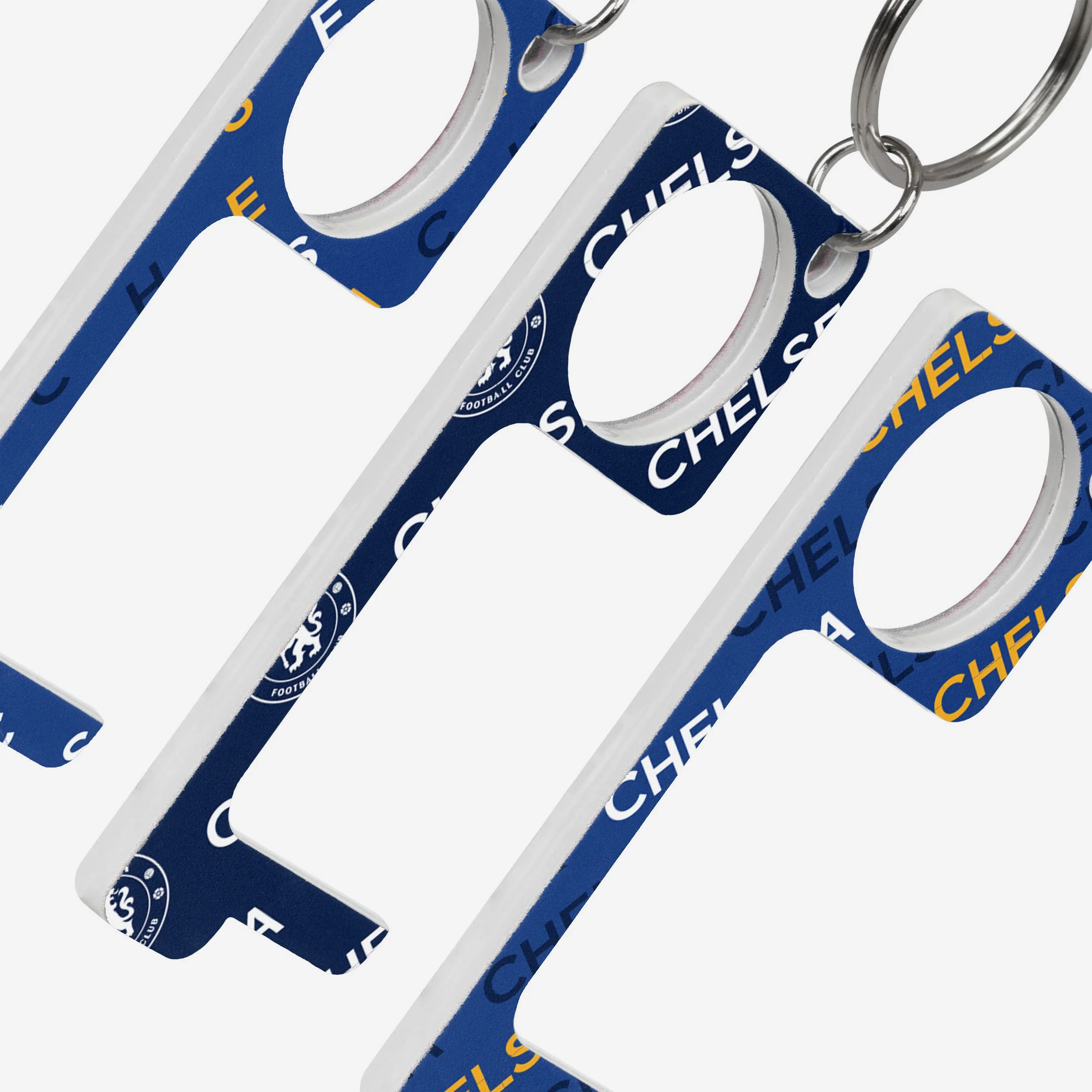 Chelsea FC 3 Pack No Touch Keyring - Image 2