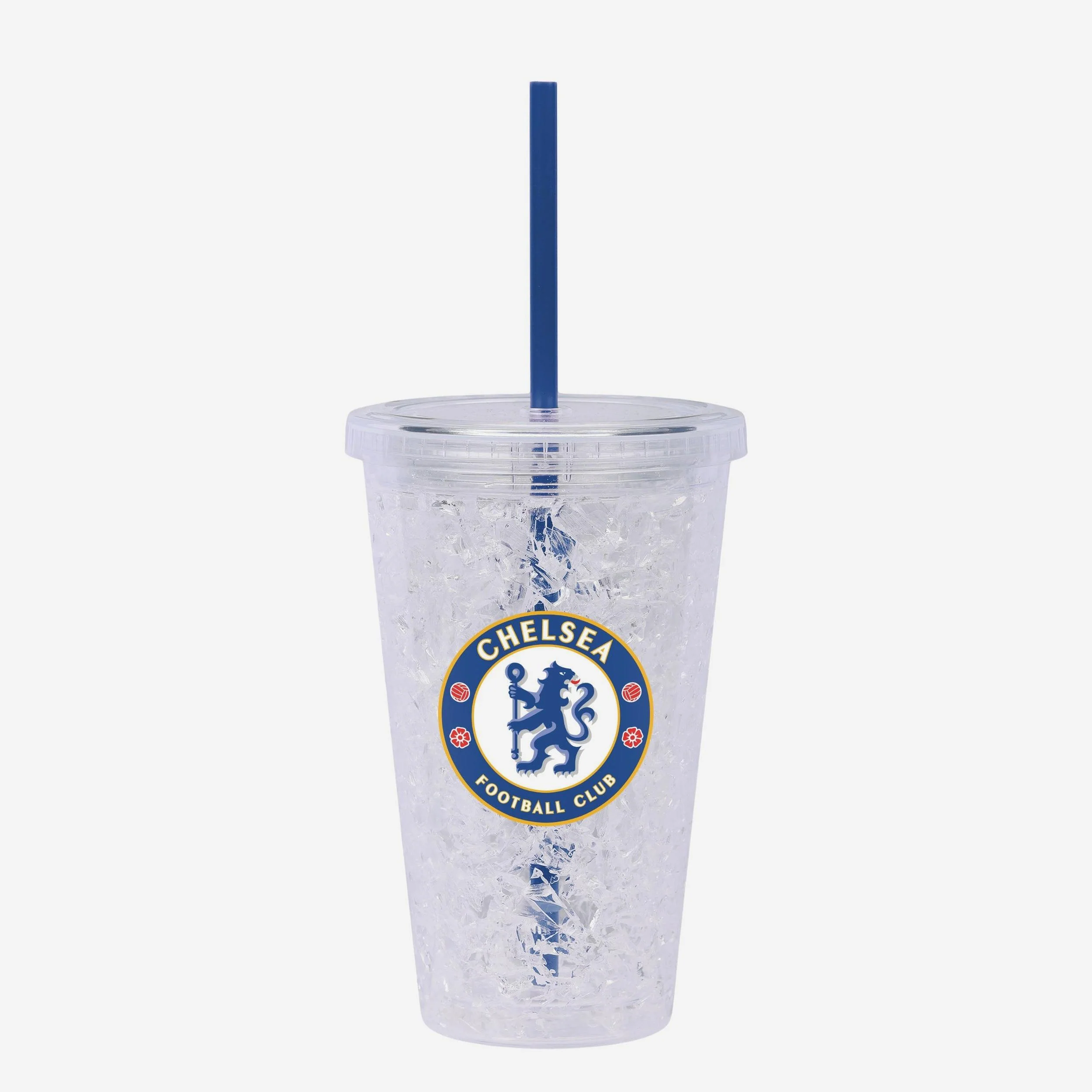 Chelsea FC 450 mL Freezer Tumbler With Straw
