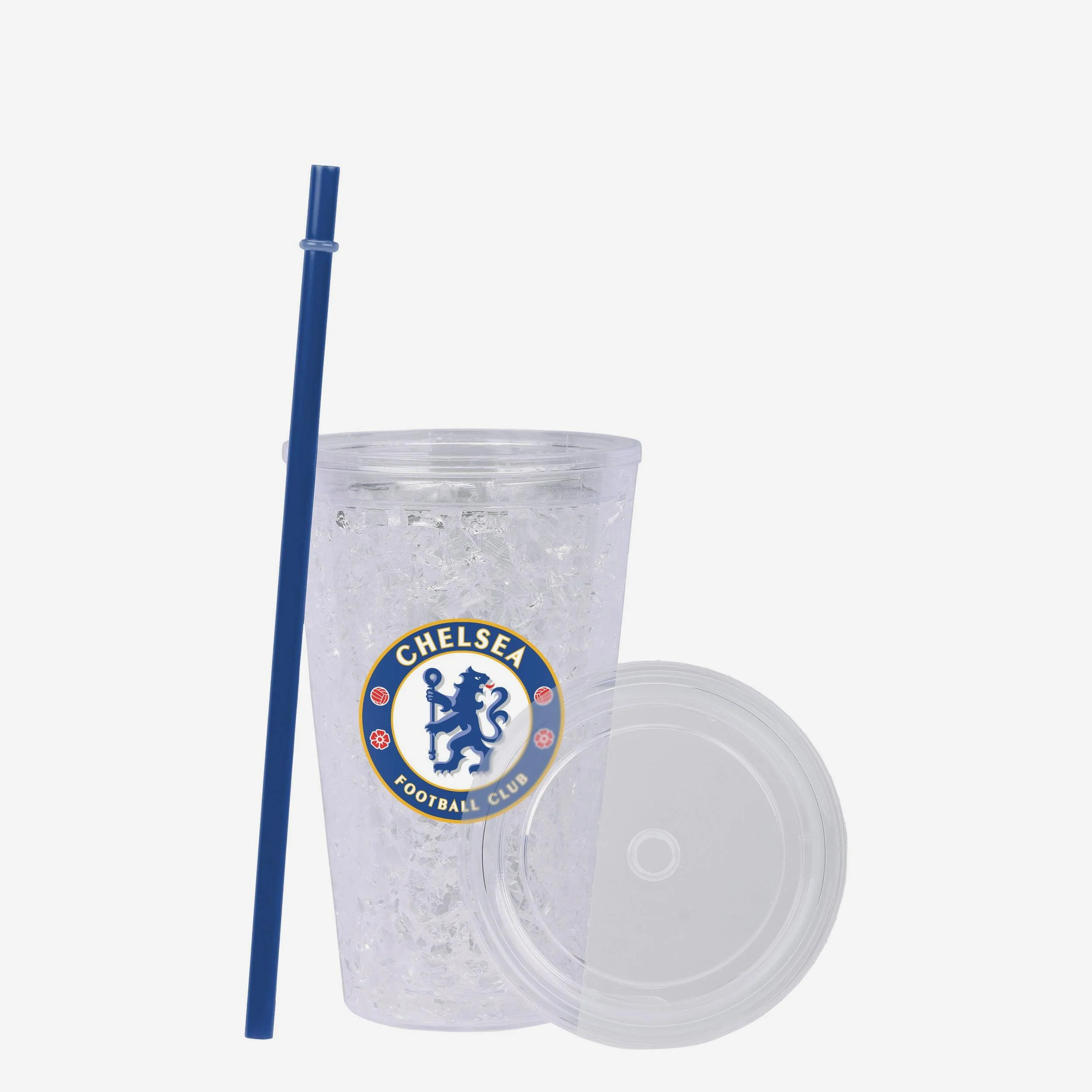 Chelsea FC 450 mL Freezer Tumbler With Straw - Image 2
