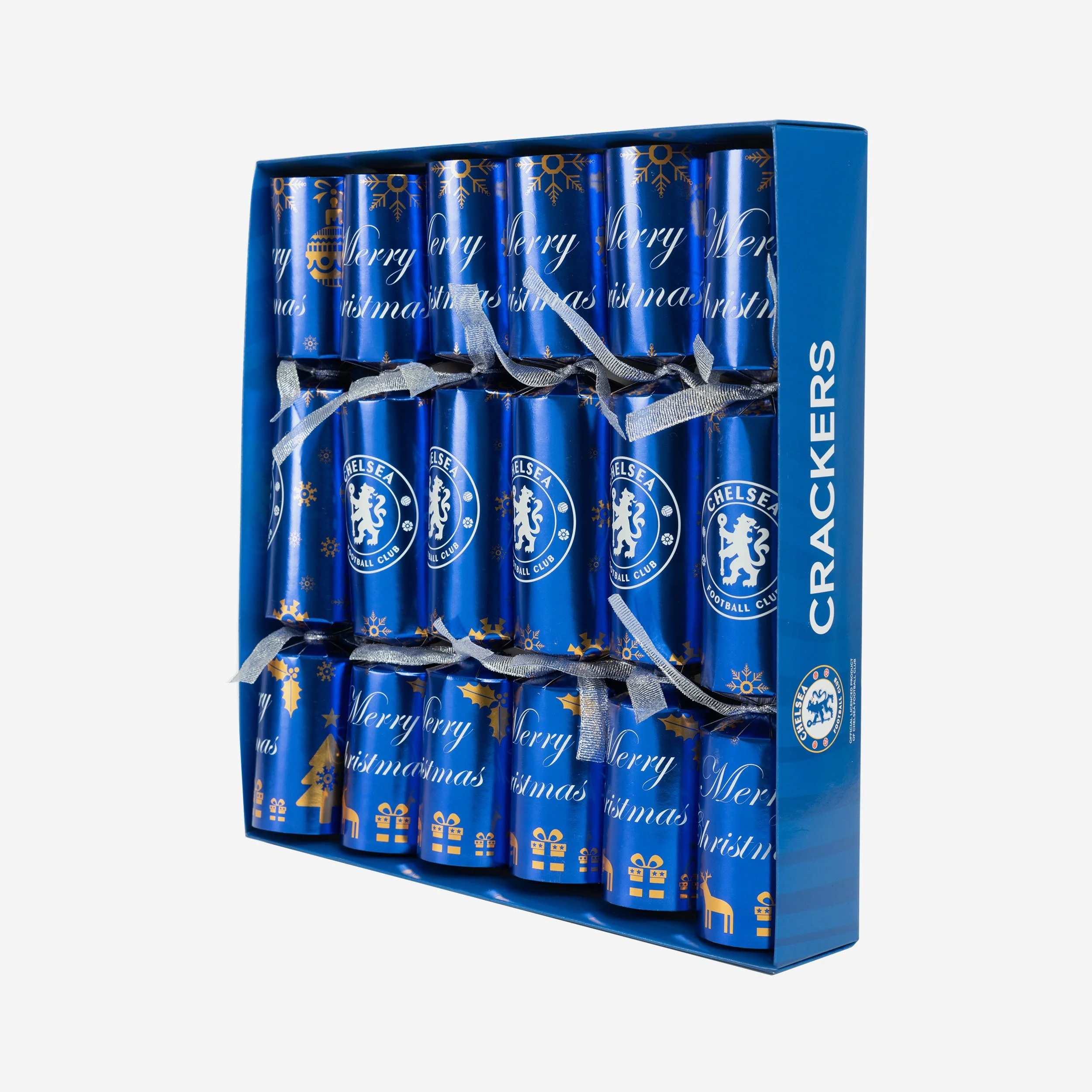 Chelsea FC 6 Pack Christmas Crackers