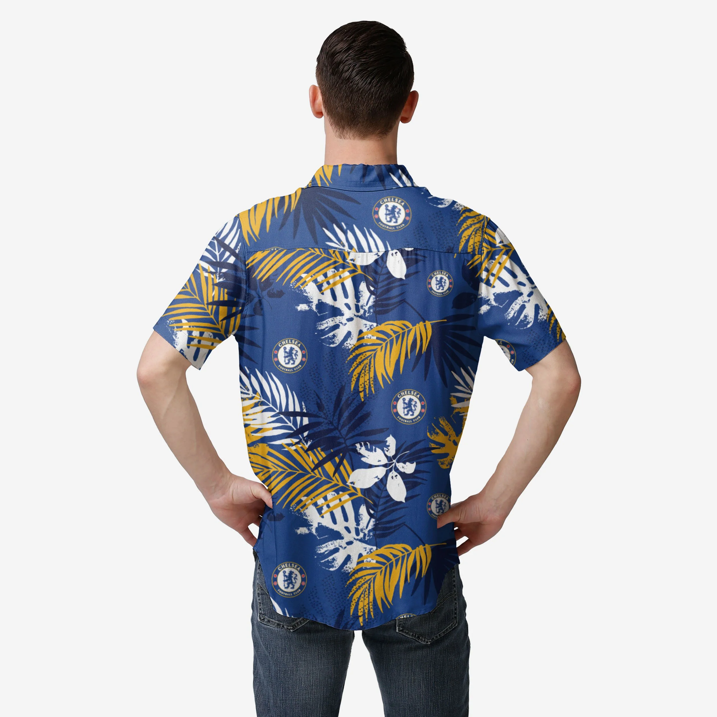 Chelsea FC Floral Button Up Shirt - Image 2