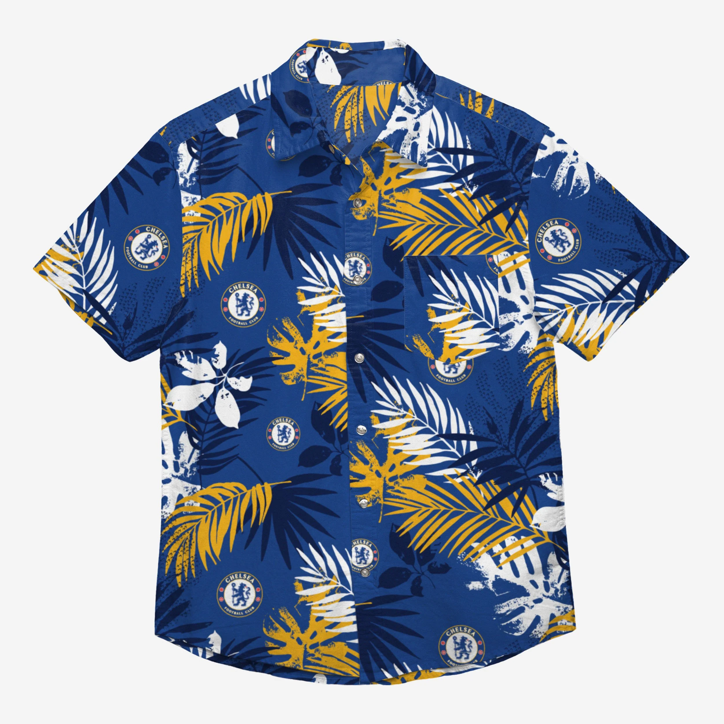 Chelsea FC Floral Button Up Shirt - Image 3
