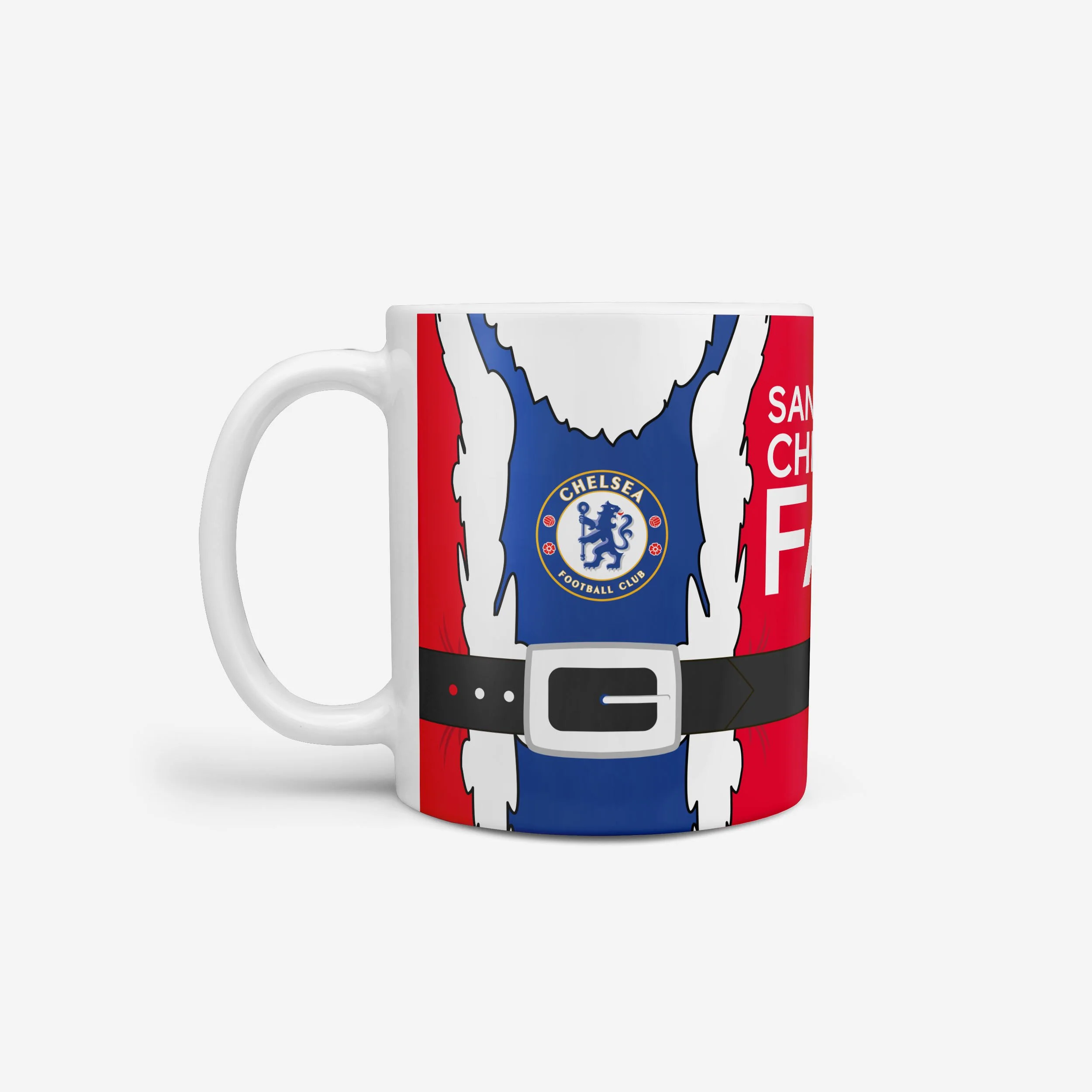 Chelsea FC Santa Is A Fan Mug