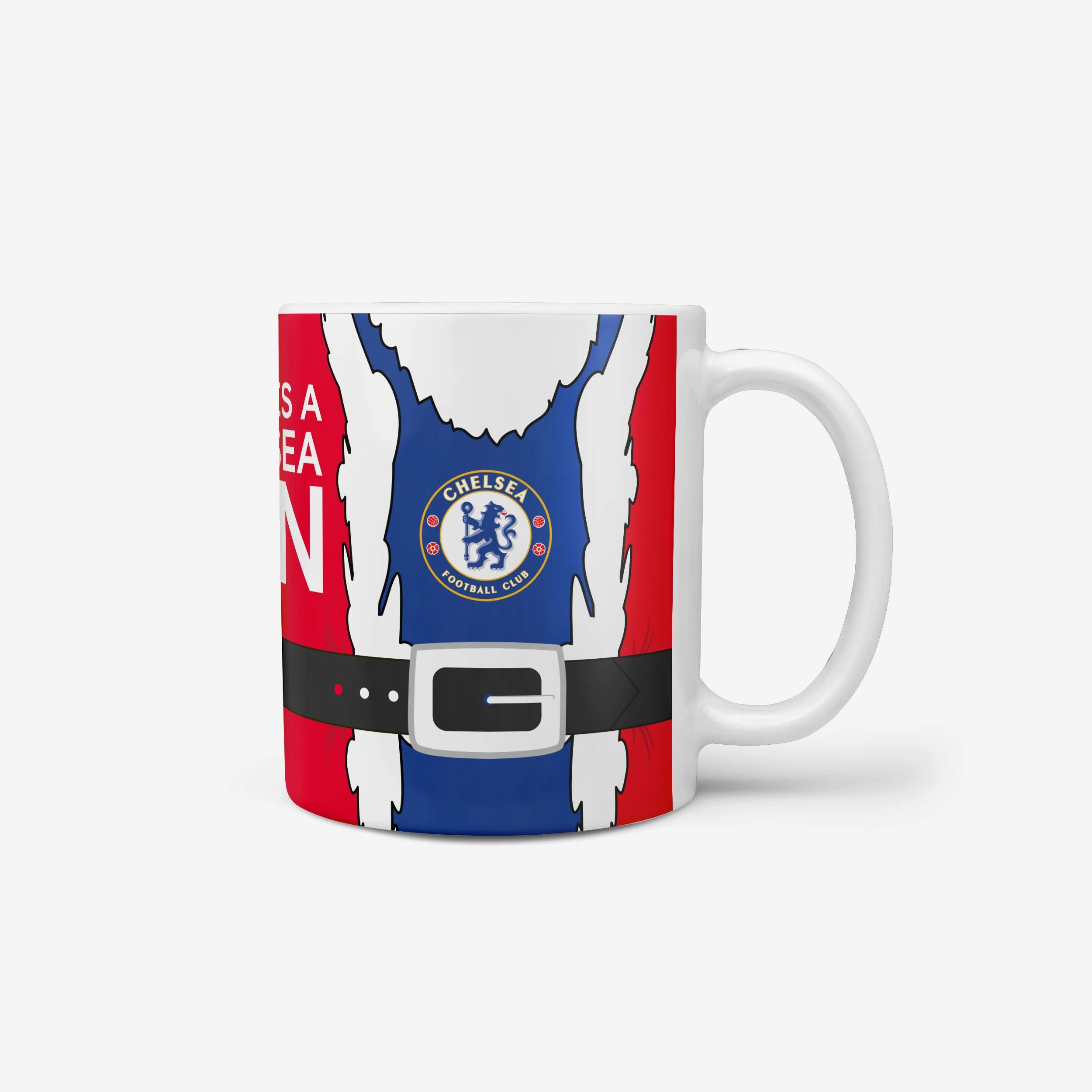 Chelsea FC Santa Is A Fan Mug - Image 2