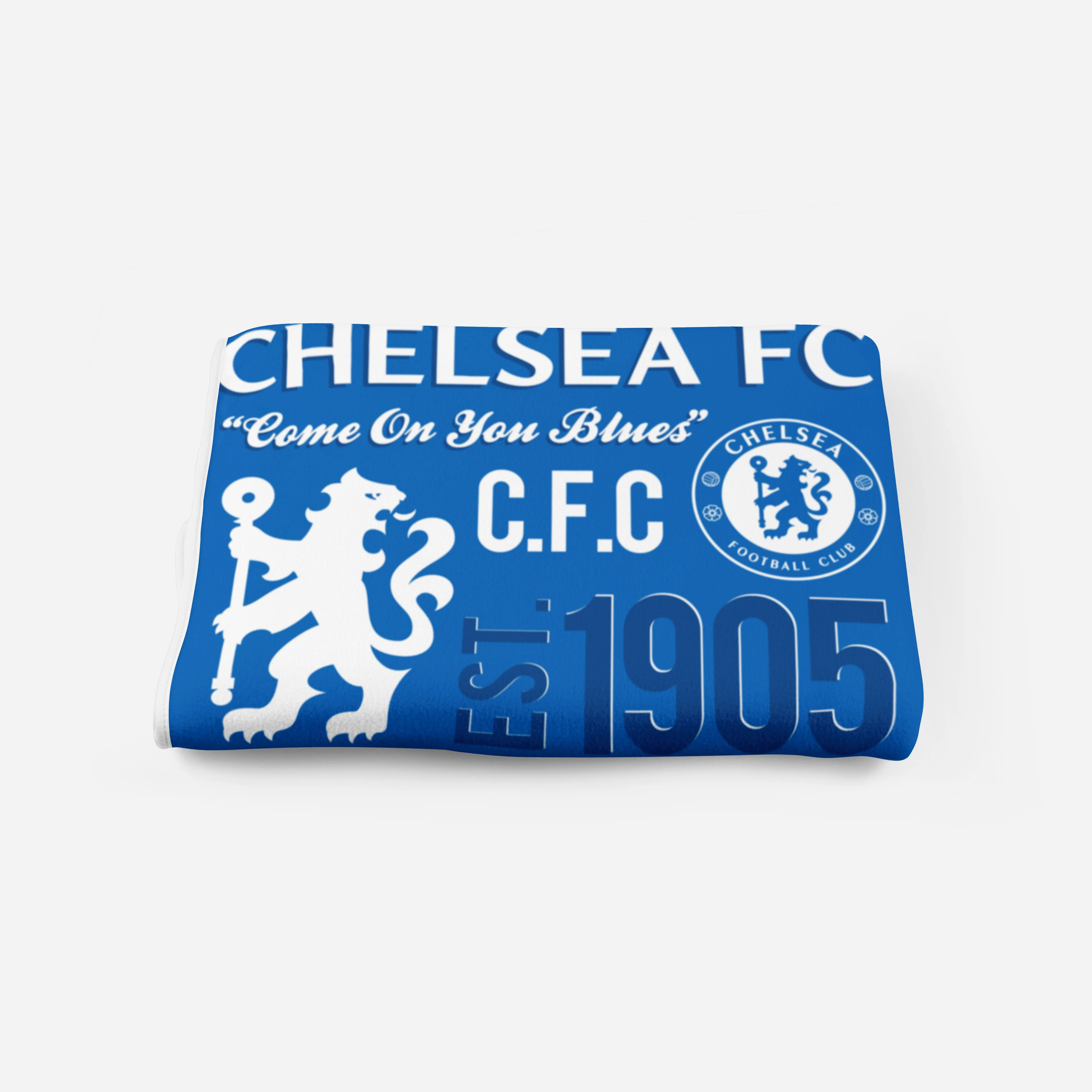 Chelsea FC Sherpa Fleece Blanket - Image 4