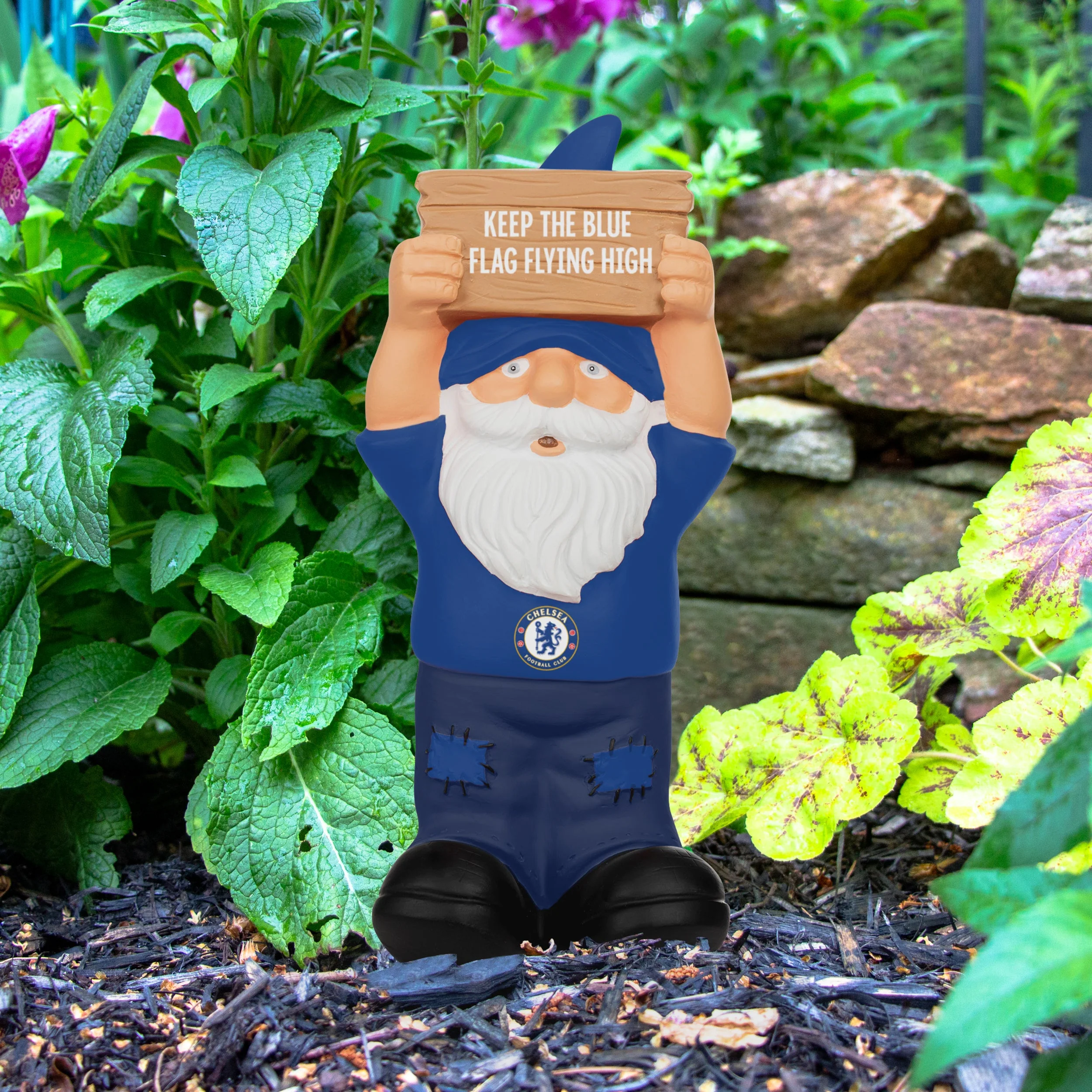 Chelsea FC Slogan Sign Gnome - Image 4