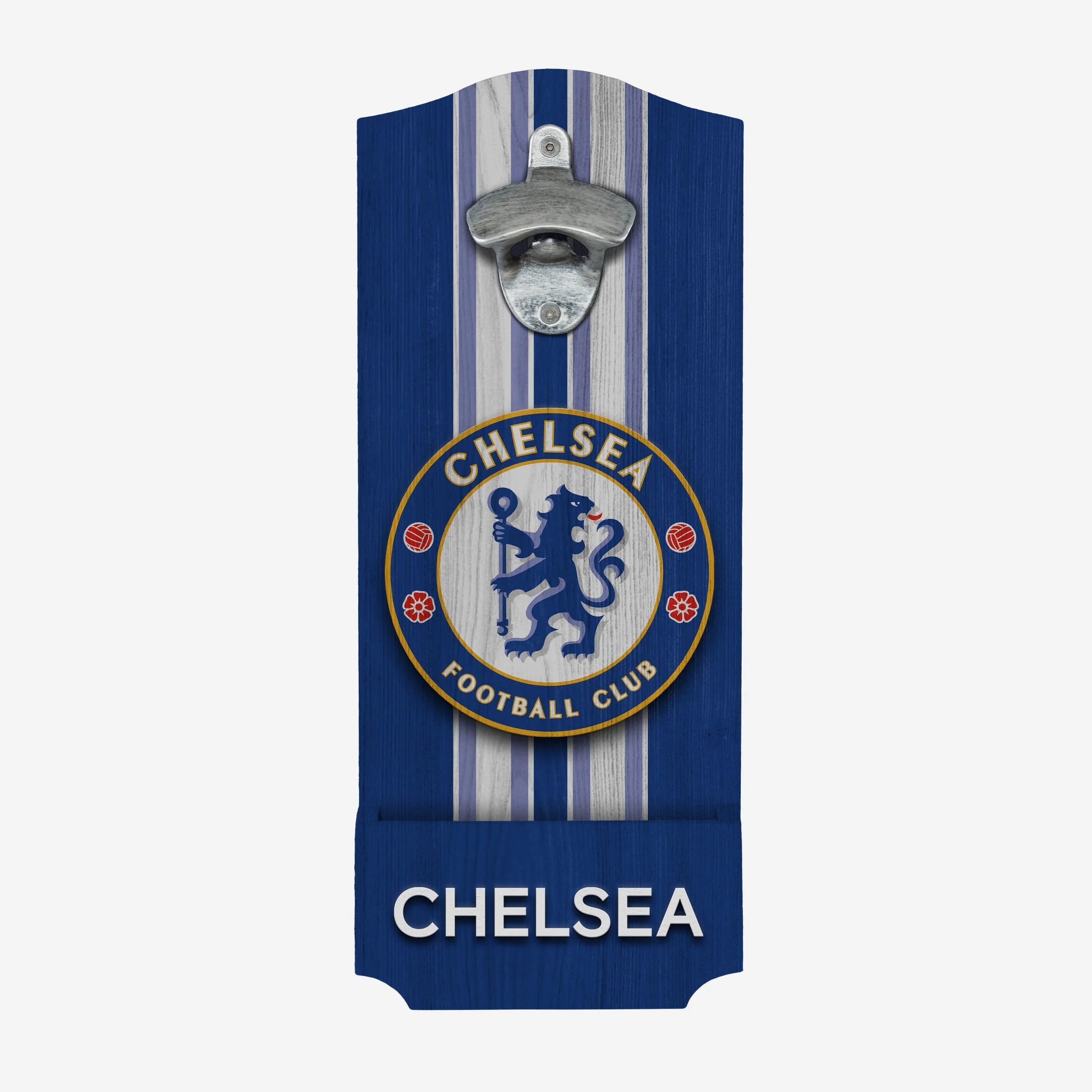 Chelsea FC Wooden Bottlecap Opener Sign - Image 2