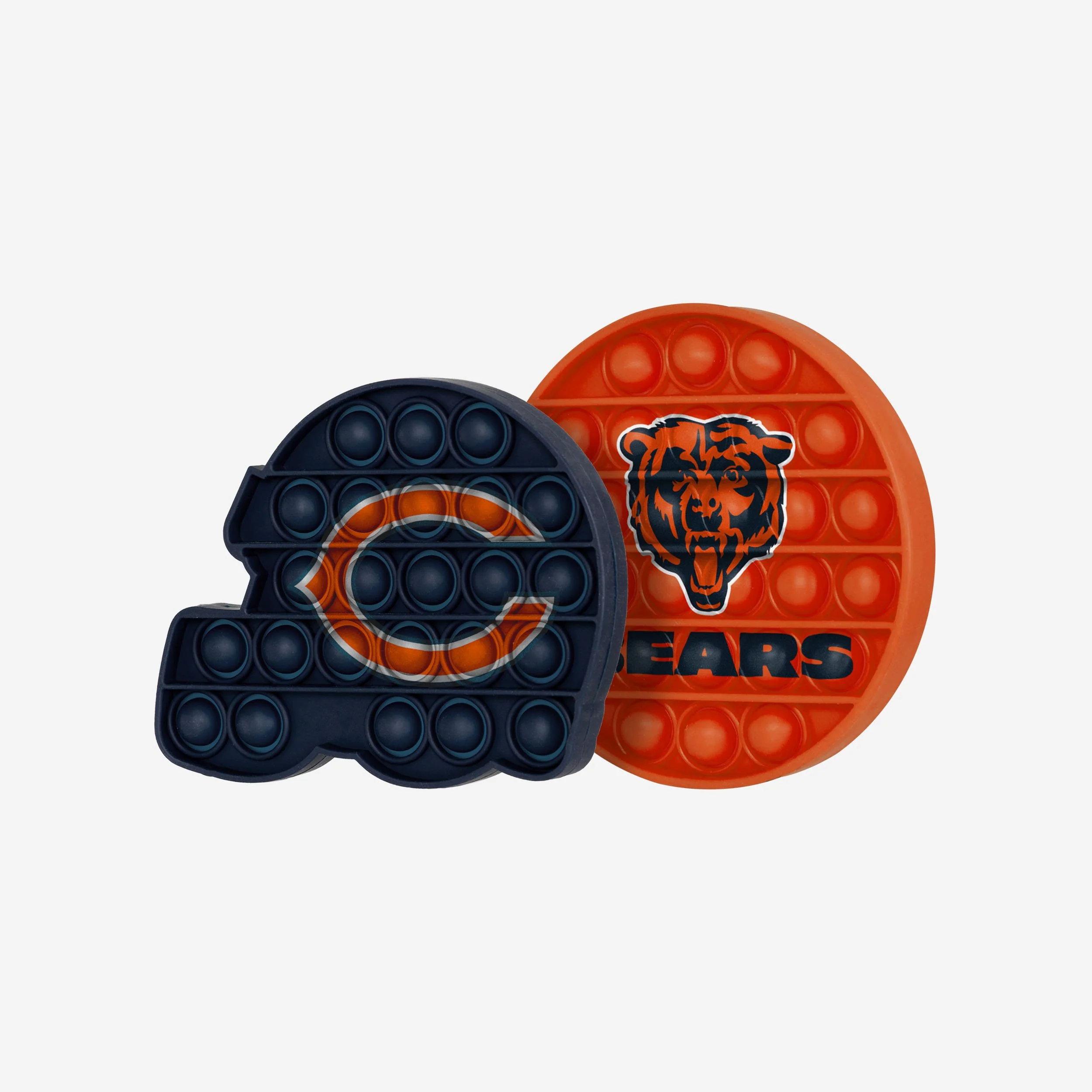 Chicago Bears 2 Pack Helmet & Circle Push-Itz Fidget