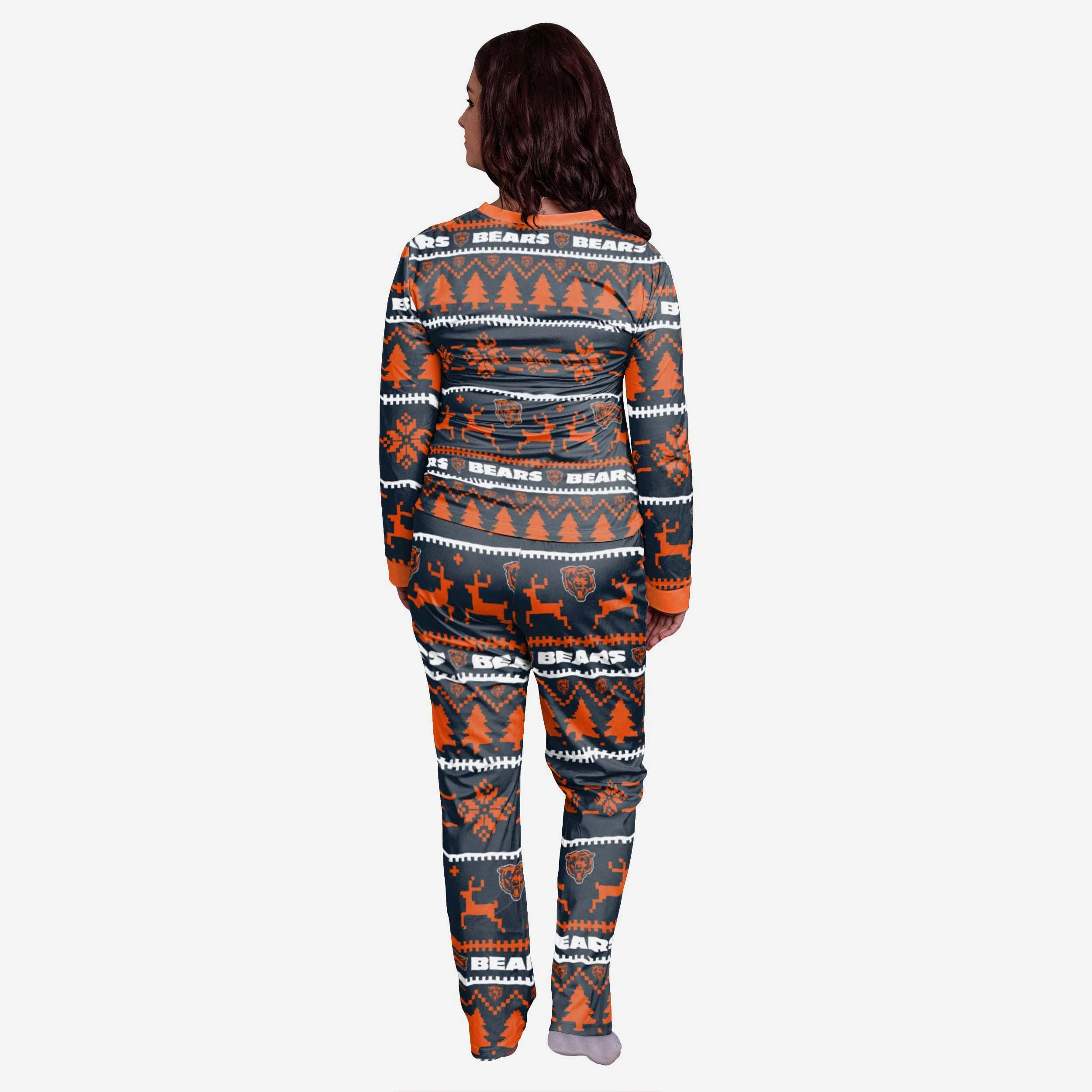 Chicago Bears Womens Family Holiday Pyjamas - Image 2