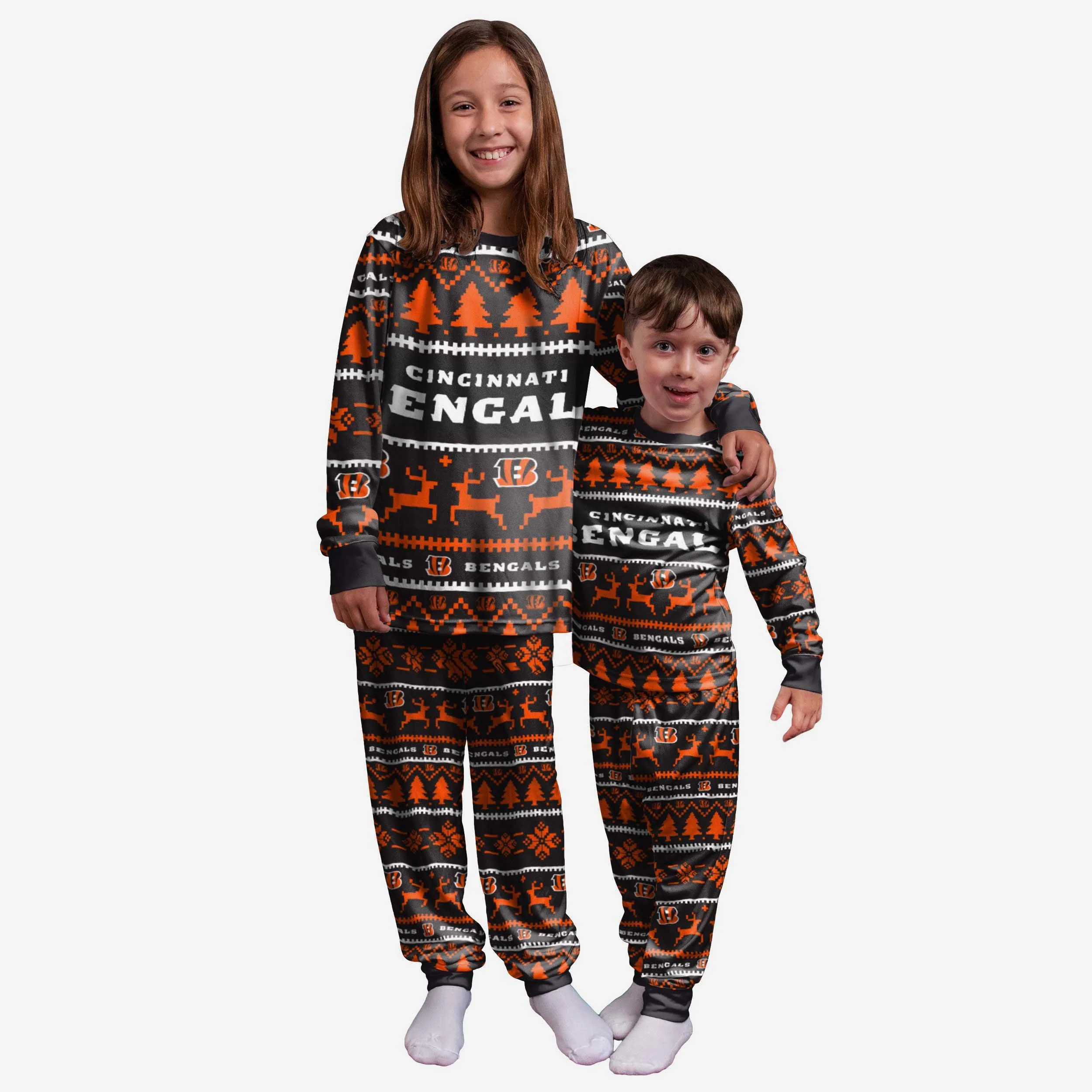 Cincinnati Bengals Youth Family Holiday Pyjamas