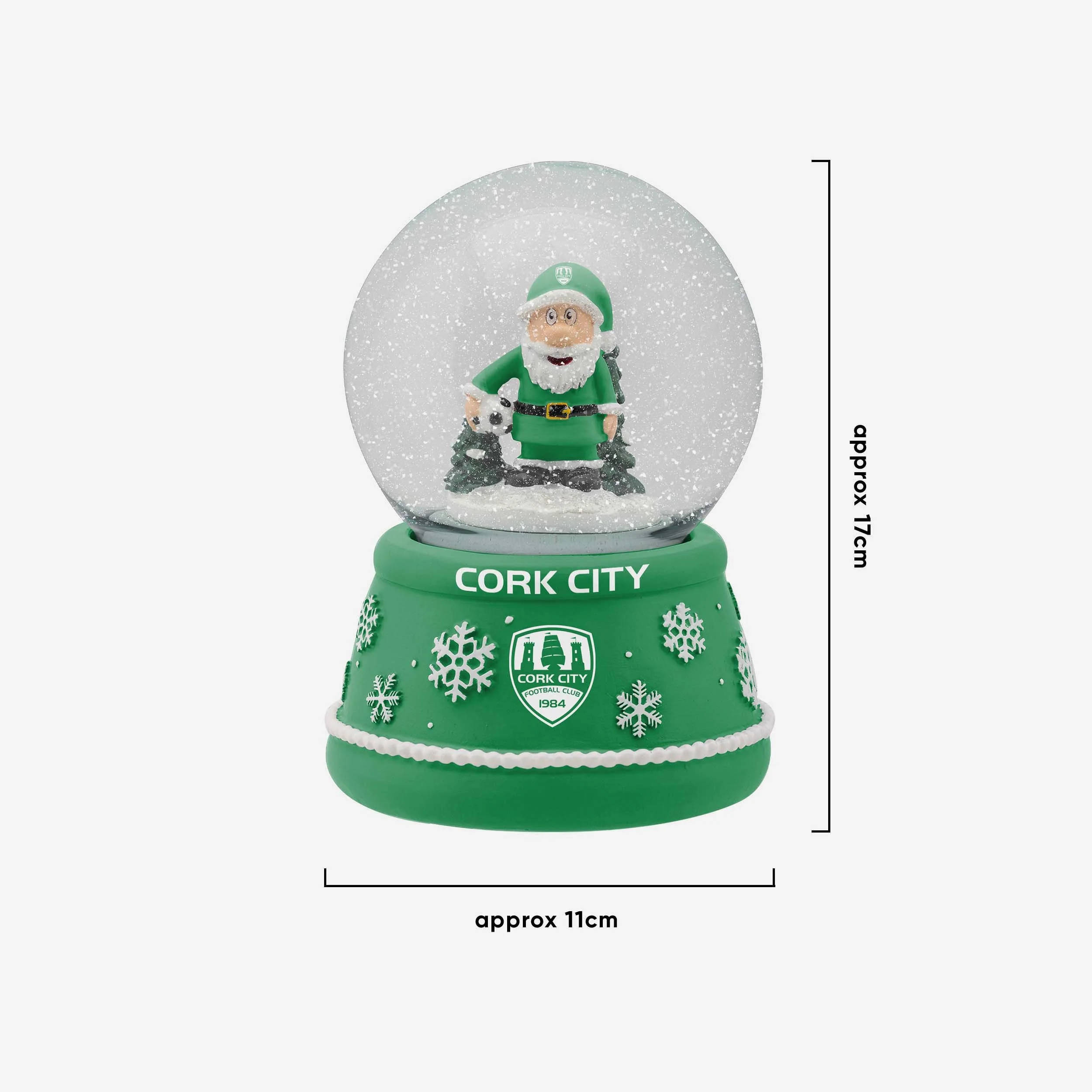 Cork City FC Gnome Snow Globe - Image 5